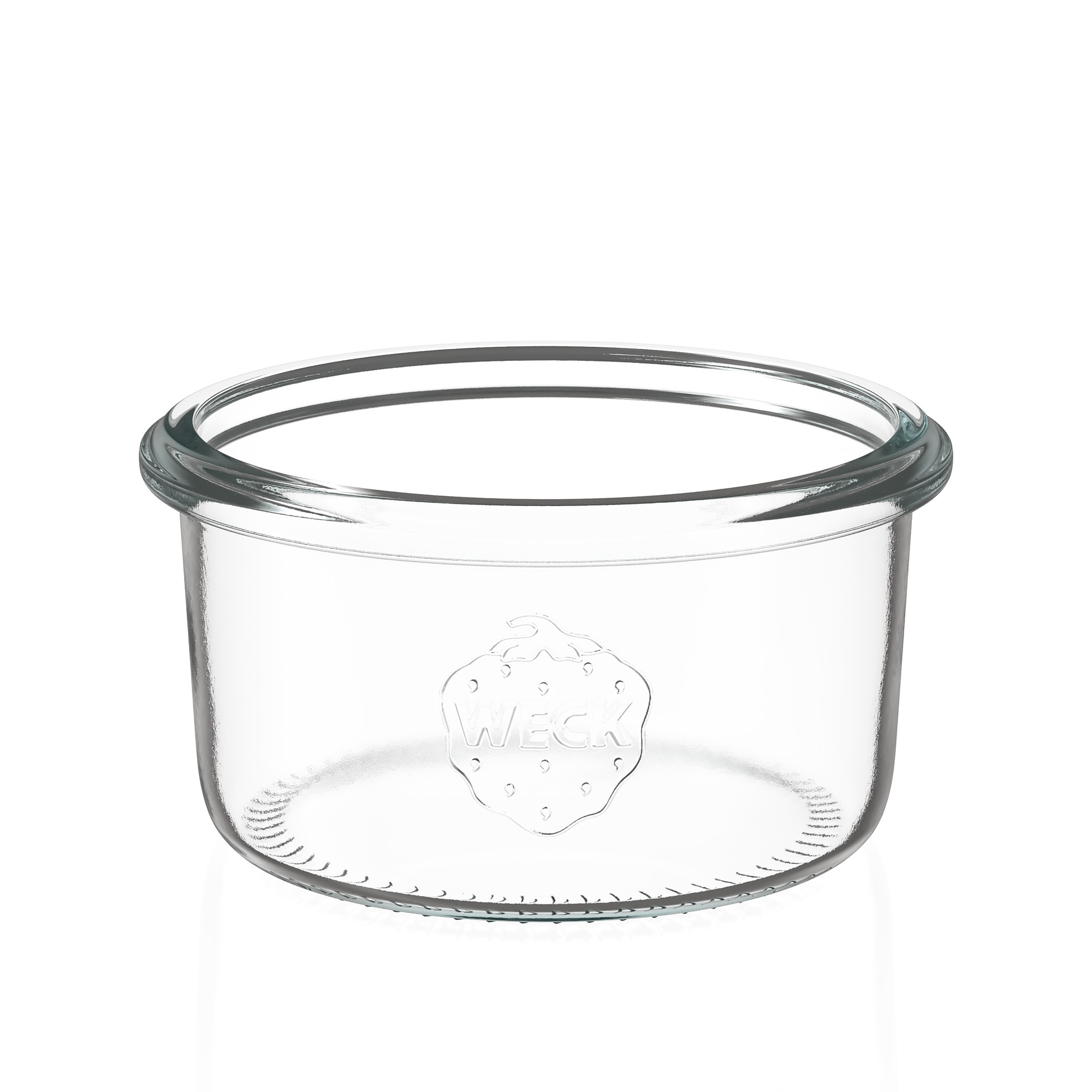 12x 165 ml vaso WECK a bocca larga con coperchio in vetro RR 80