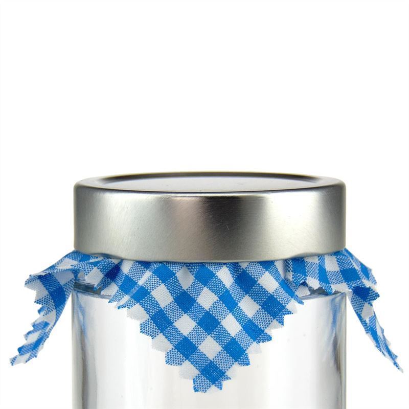 Tovaglietta in tessuto a quadretti 12x12, quadrata, tessile, blu, bocca: TO38-TO53