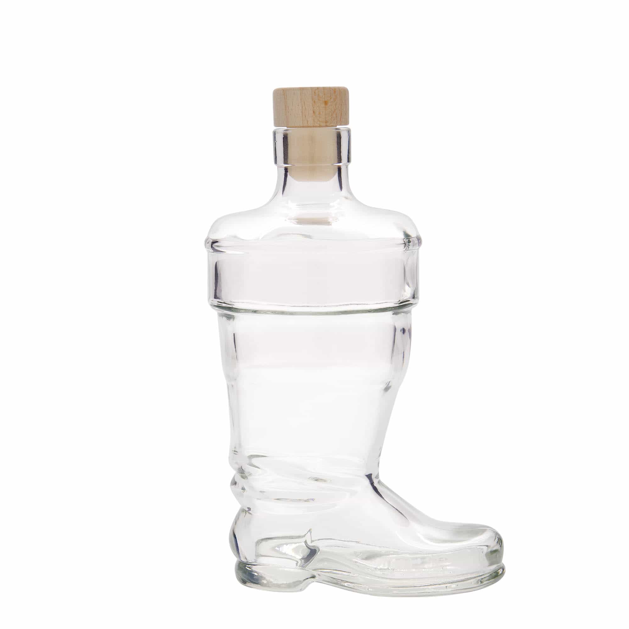 350 ml Bottiglia di vetro 'Stivale', imboccatura: fascetta