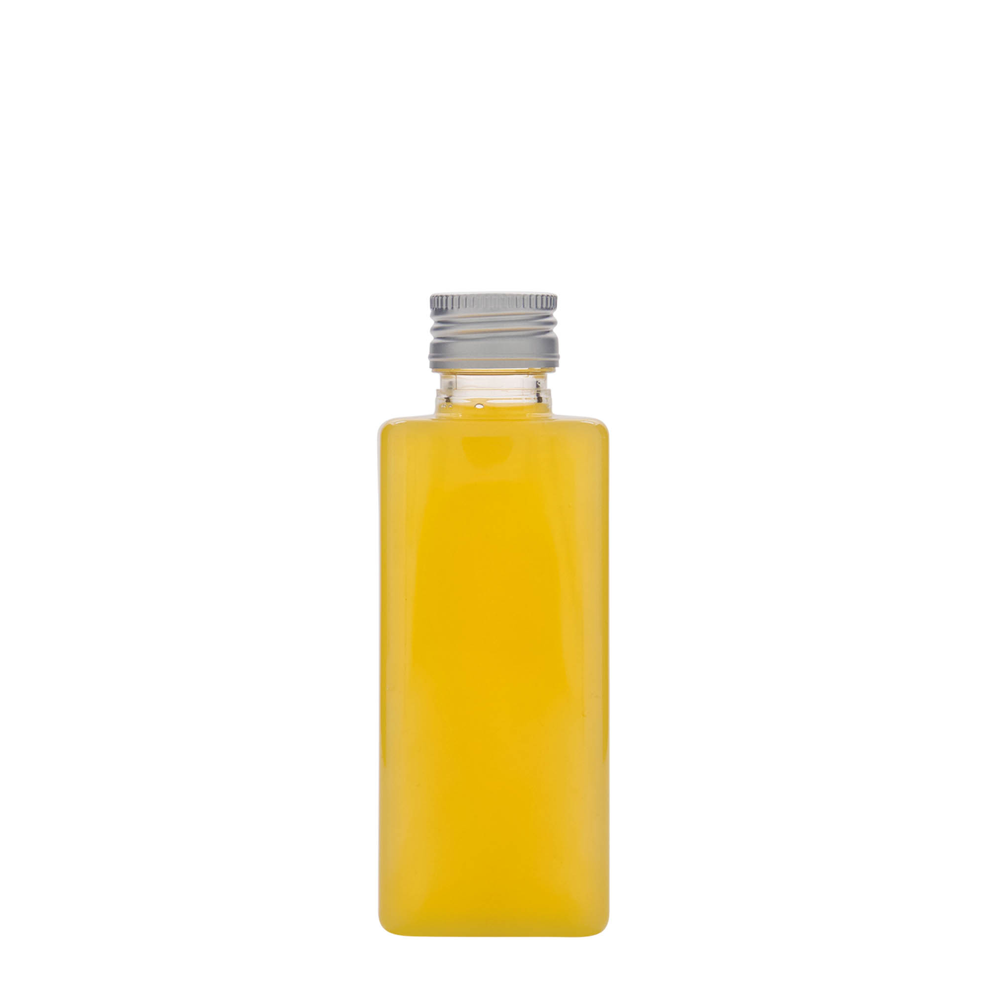 Bottiglia PET da 250 ml 'Karl', quadrata, plastica, bocca: PP 28 Bottiglia PET da 250 ml 'Karl', quadrata, plastica, bocca: PP 28