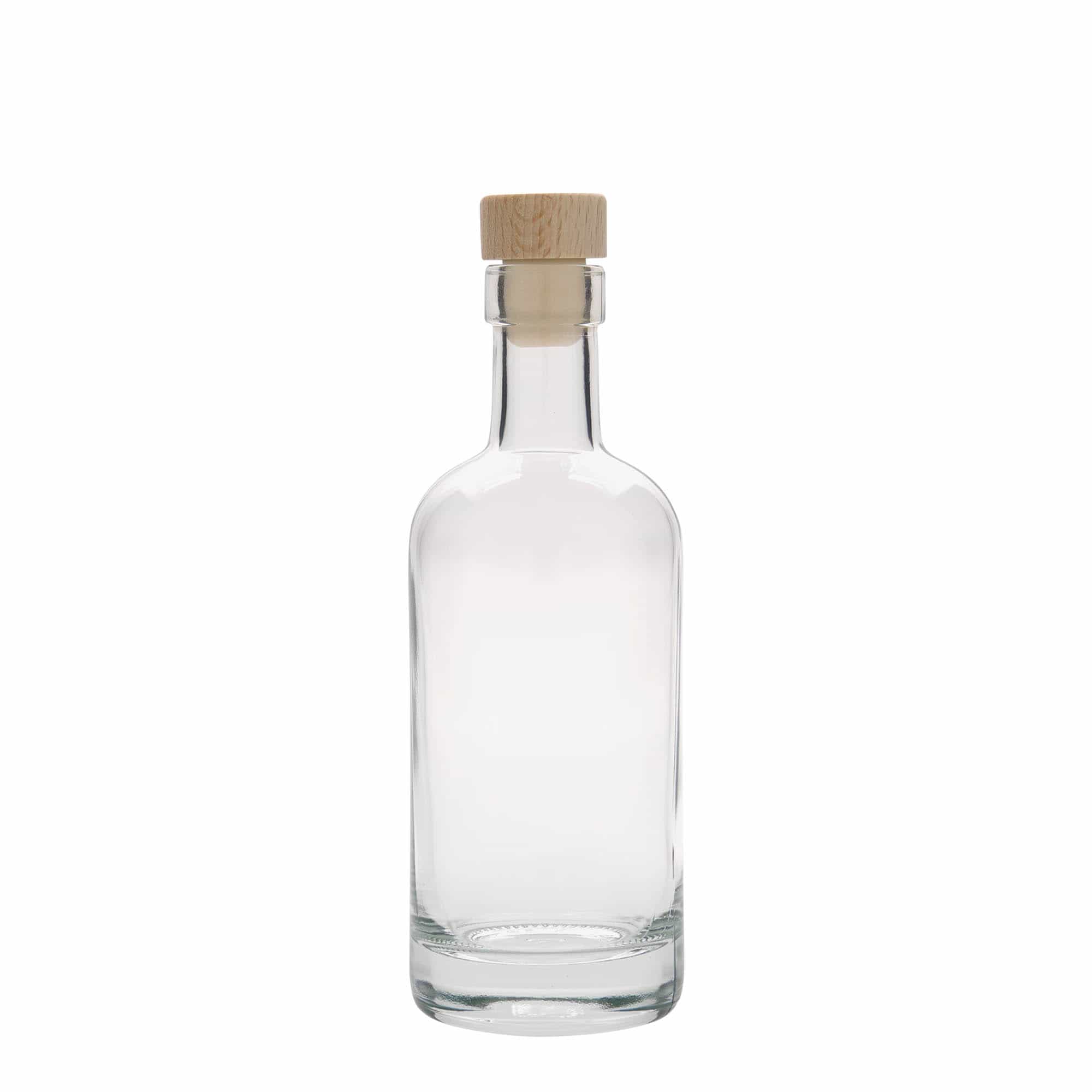 Bottiglia di vetro da 250 ml 'Linea Uno', bocca: sughero