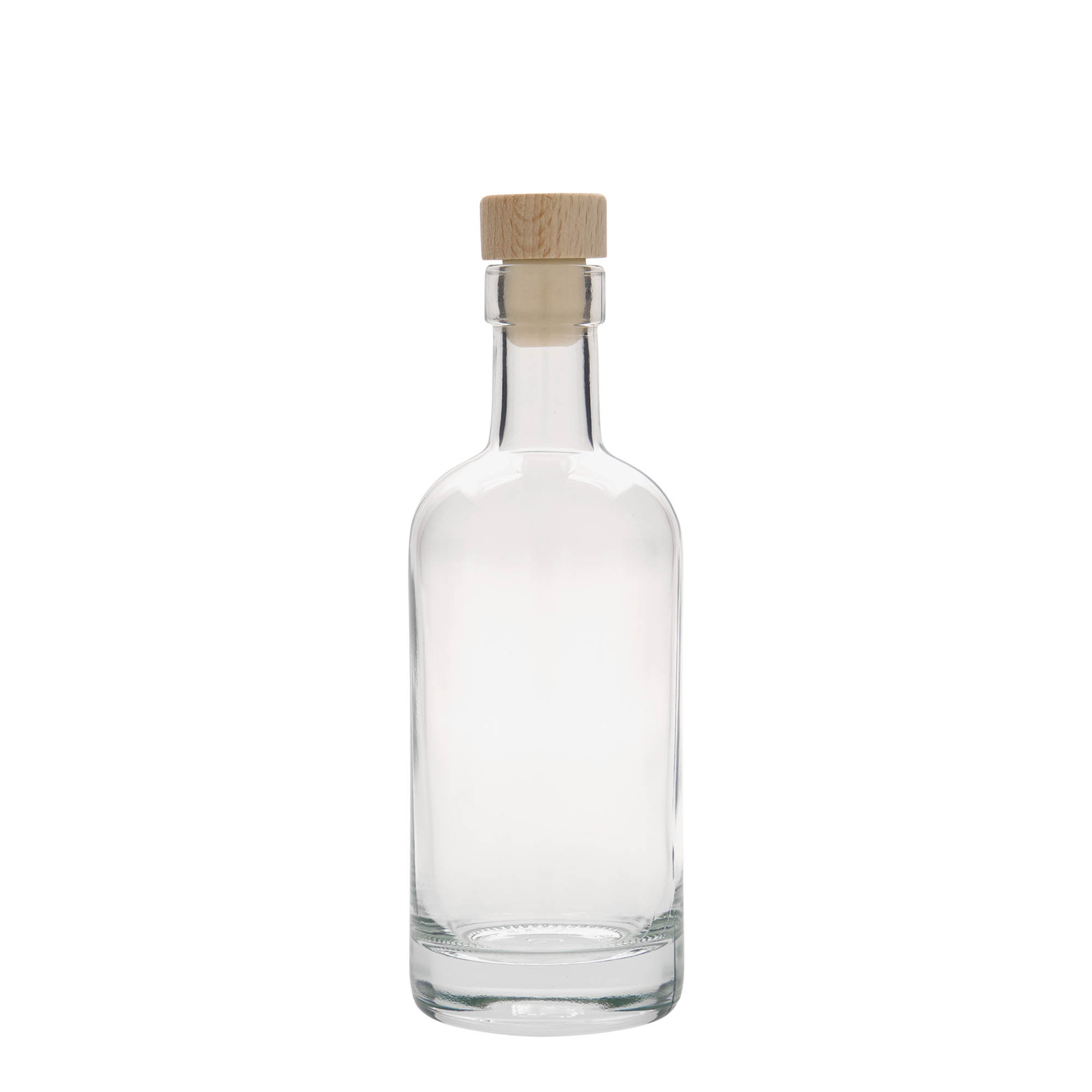 Bottiglia di vetro da 250 ml 'Linea Uno', bocca: sughero Bottiglia di vetro da 250 ml 'Linea Uno', bocca: sughero