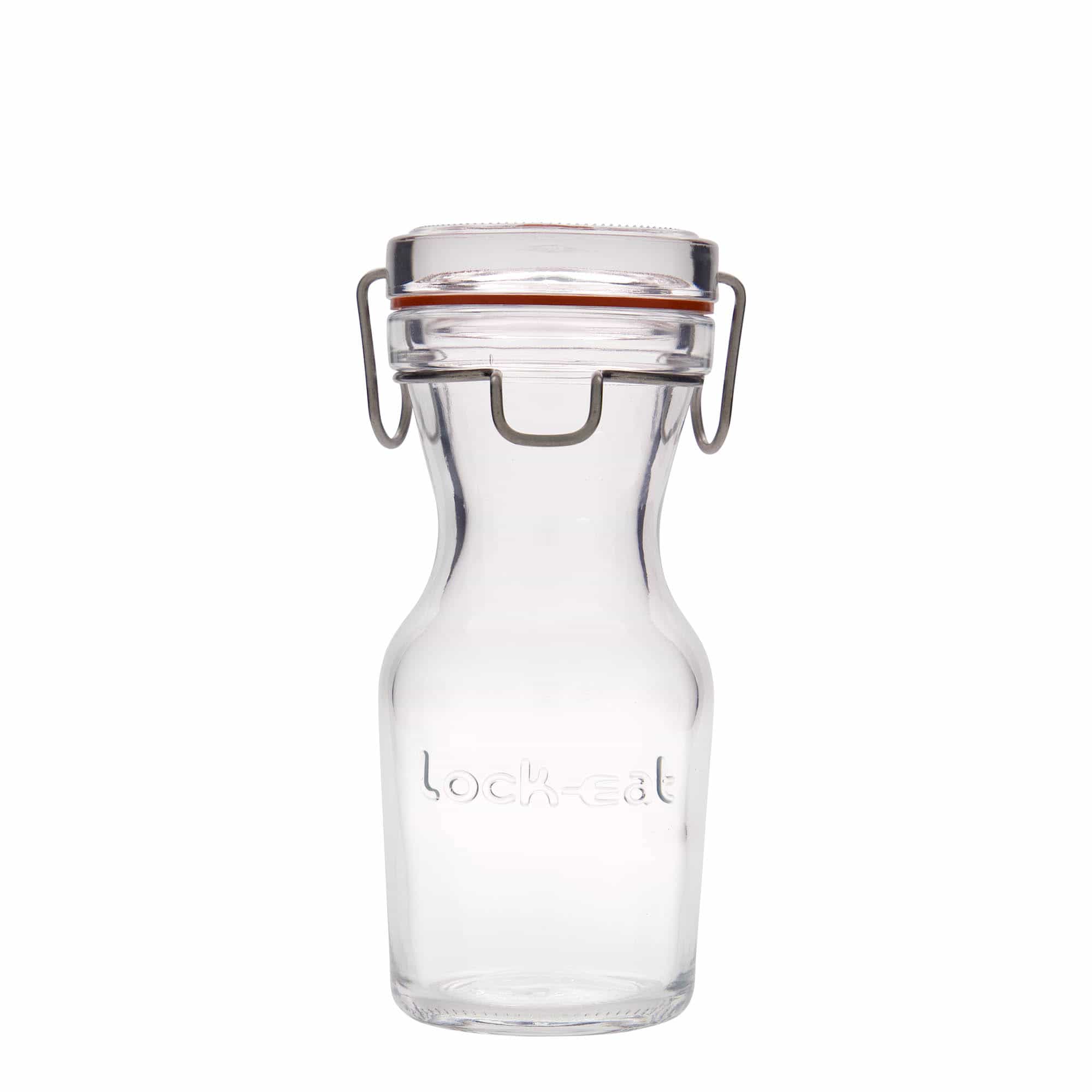 250 ml Caraffa 'Lock-Eat', vetro, imboccatura: chiusura meccanica