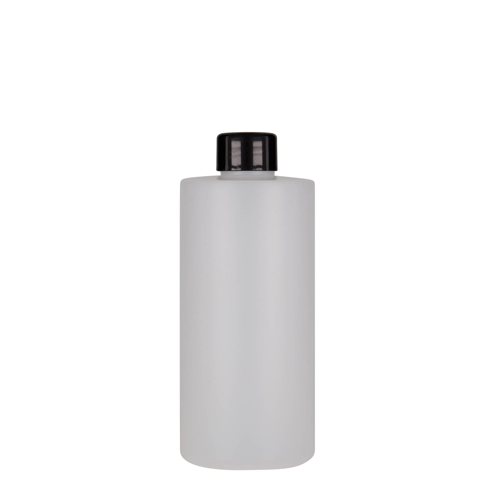 Bottiglia in plastica da 300 ml 'Pipe', HDPE, bianca, bocca: 24/410