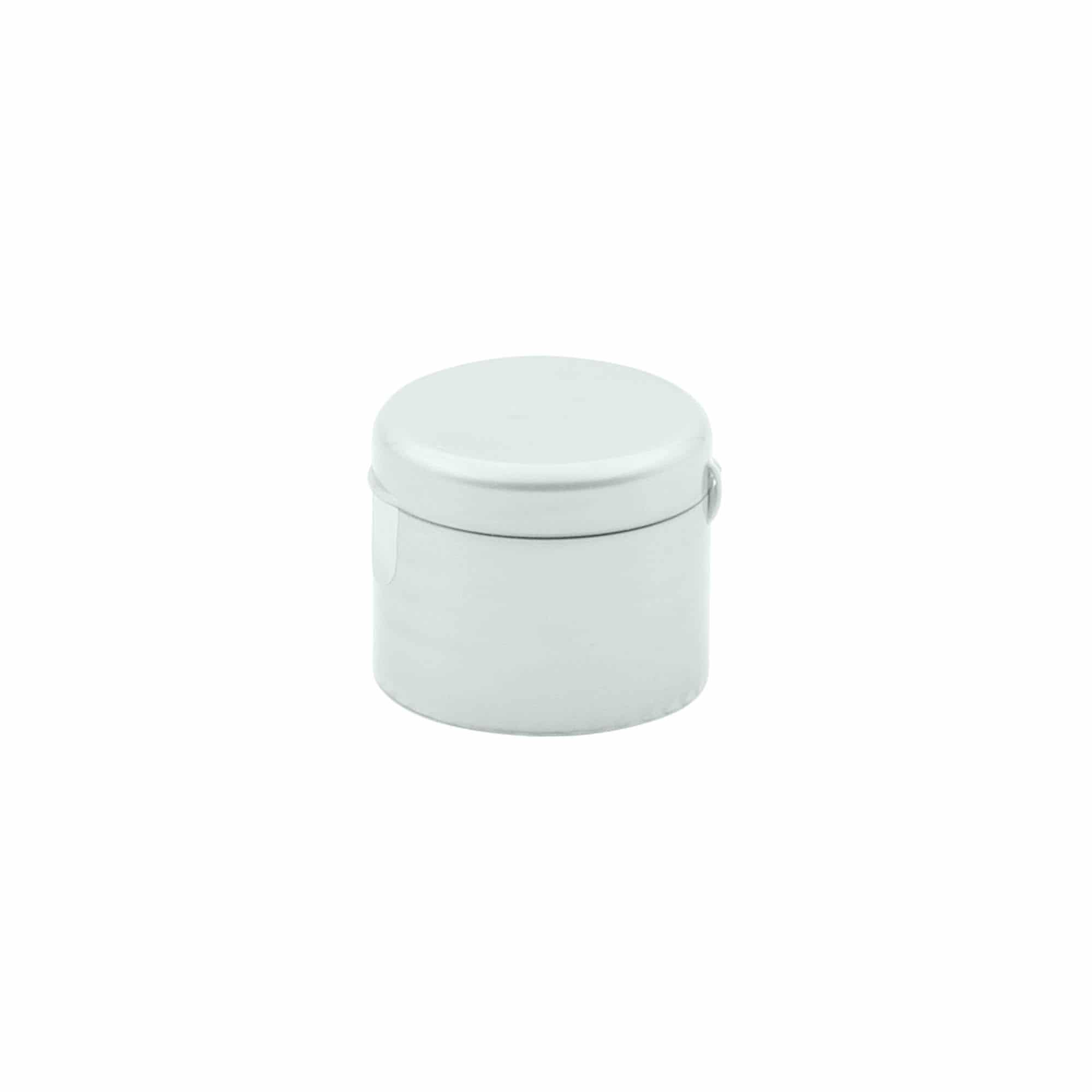 Tappo a vite con cerniera a ribalta, plastica PP, argento, per bocca: 24/410
