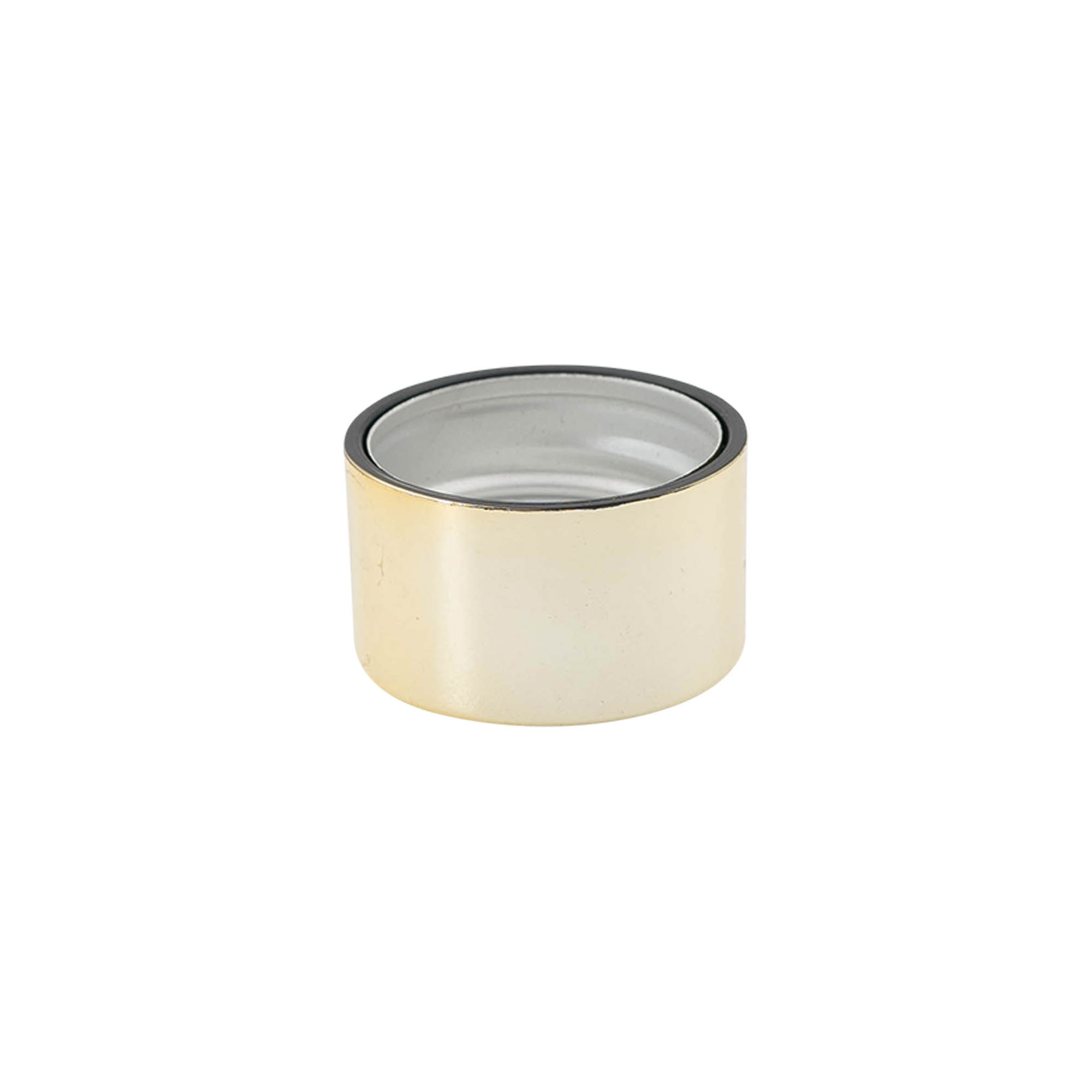 Chiusura a vite, metallo-plastica, oro, per bocca: PP 28 Chiusura a vite, metallo-plastica, oro, per bocca: PP 28