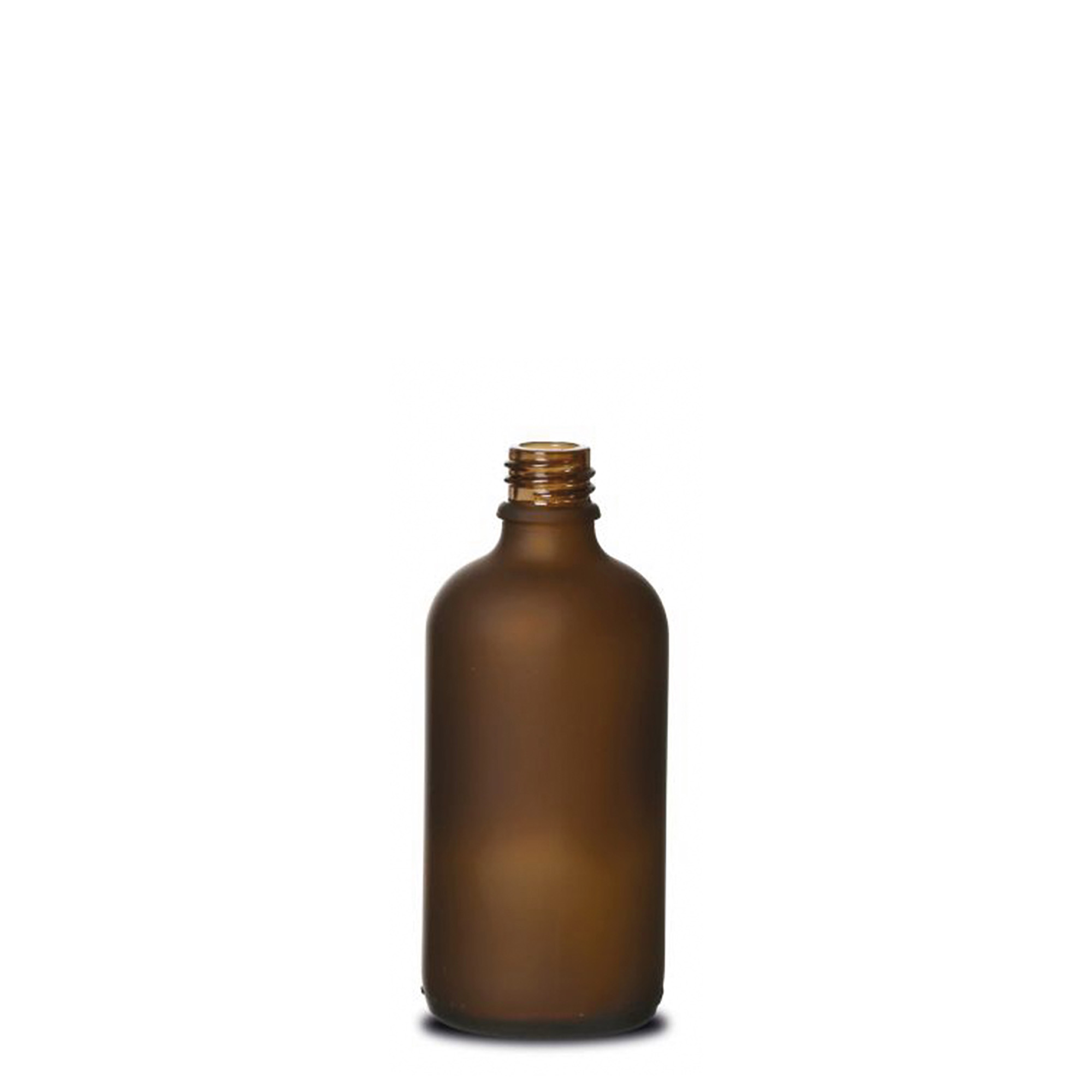 100 ml flacone medico, vetro, marrone satinato, bocca: DIN 18 100 ml flacone medico, vetro, marrone satinato, bocca: DIN 18