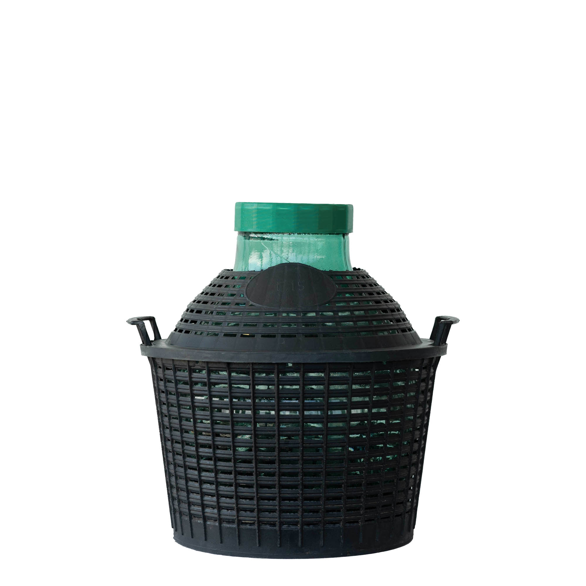 Bombola a pallone da 15 l a bocca larga, vetro, bocca: chiusura a vite Bombola a pallone da 15 l a bocca larga, vetro, bocca: chiusura a vite