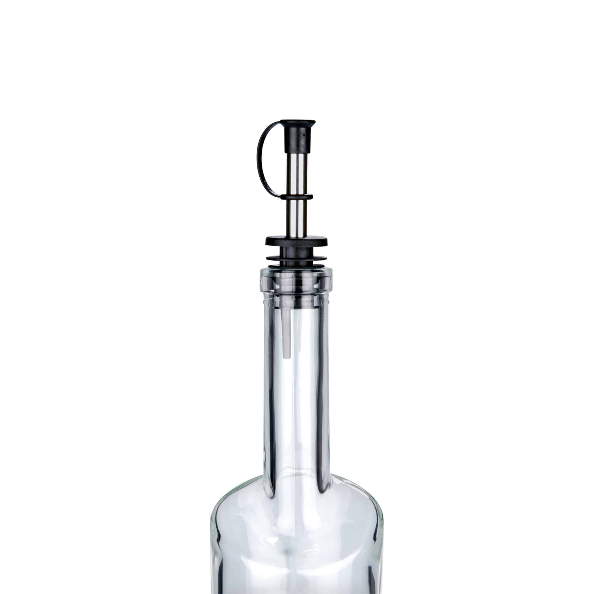 Beccuccio Inox con tappo, acciaio inox, argento