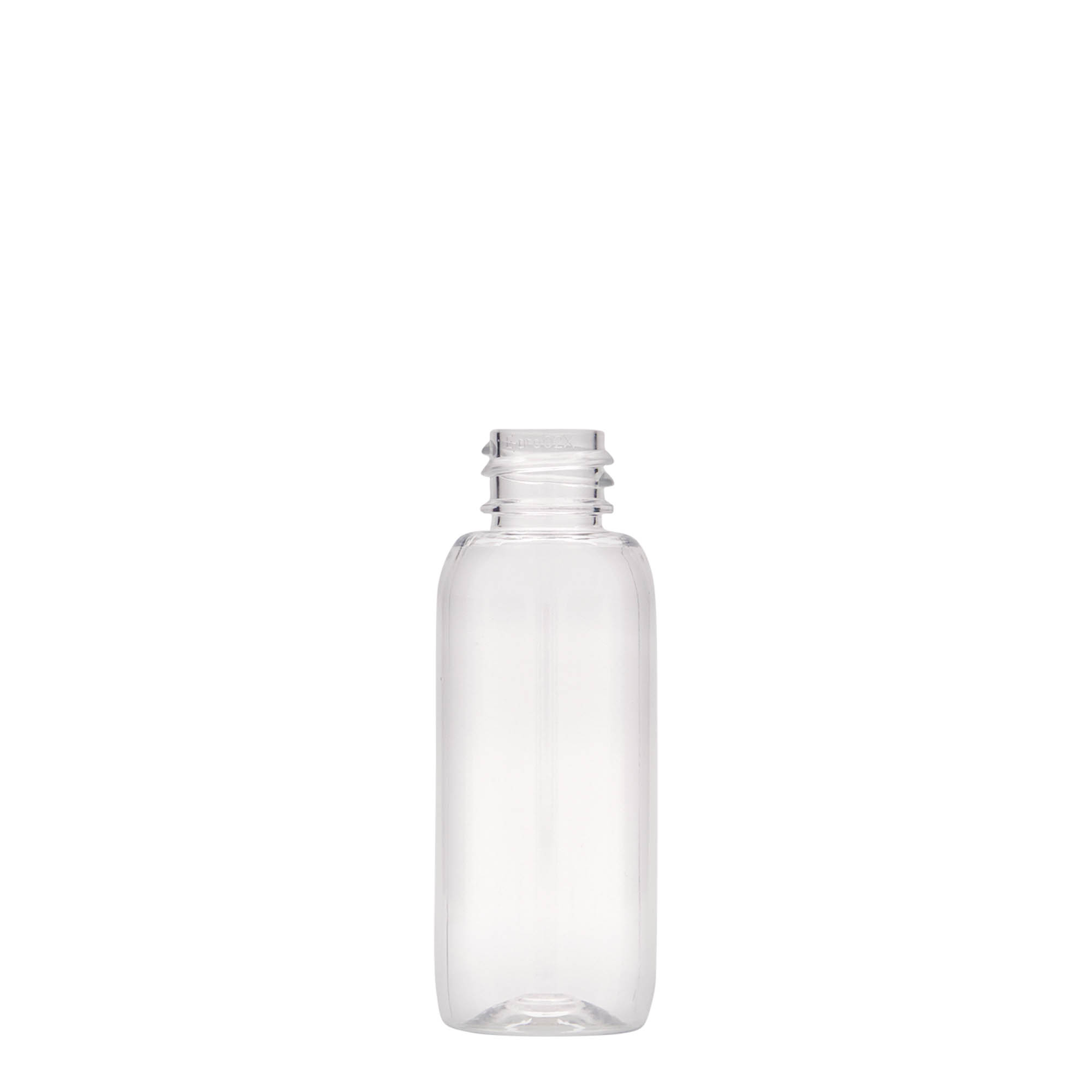 Bottiglia PET da 50 ml 'Pegasus', plastica, bocca: 20/410 Bottiglia PET da 50 ml 'Pegasus', plastica, bocca: 20/410