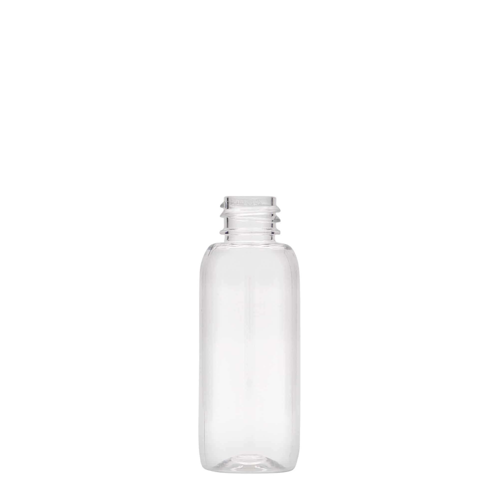 Bottiglia PET da 50 ml 'Pegasus', plastica, bocca: 20/410 Bottiglia PET da 50 ml 'Pegasus', plastica, bocca: 20/410