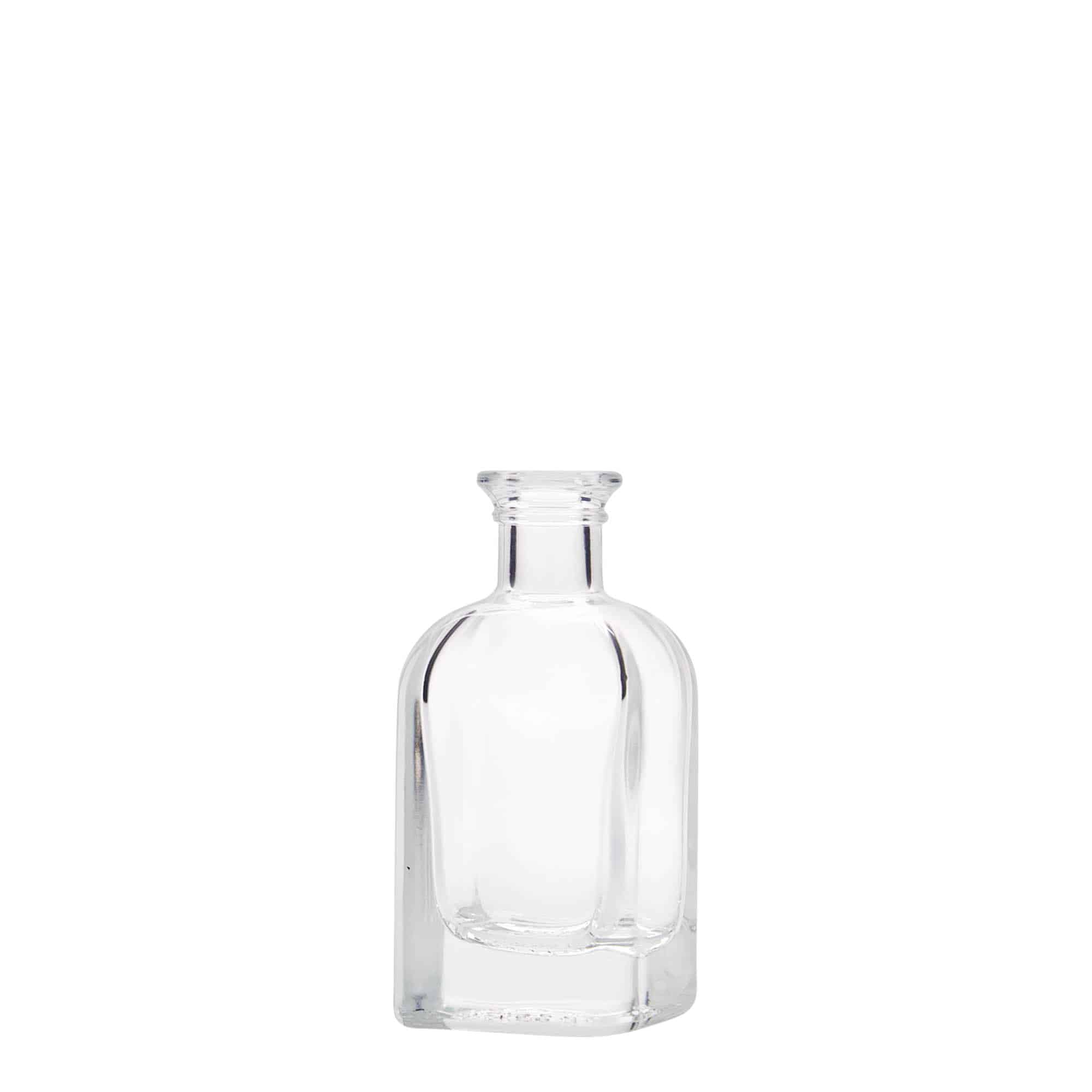 Bottiglia di vetro da 40 ml Apotheker Carré, quadrata, bocca: sughero