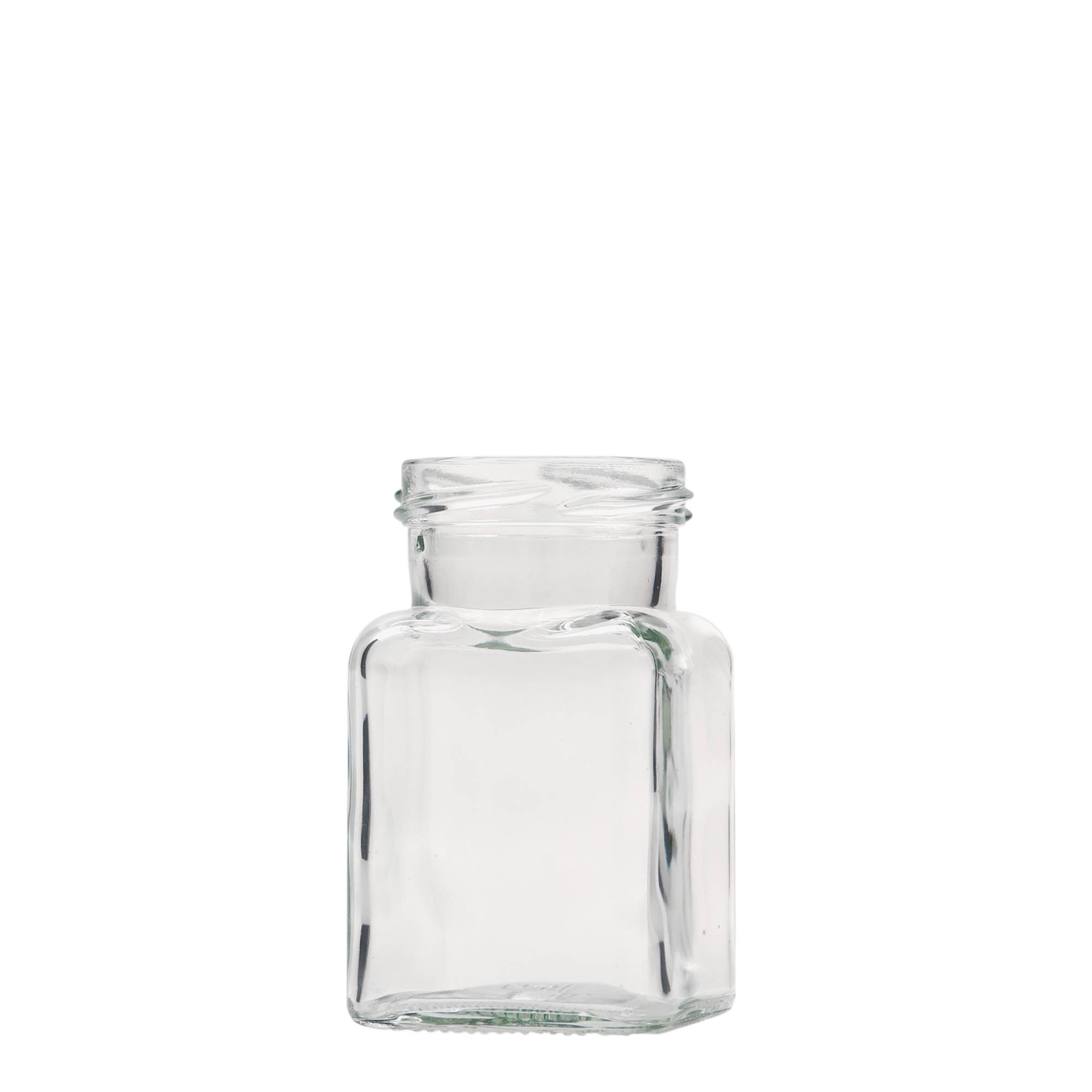 150 ml barattolo quadrato, bocca: Twist-Off (TO 53) 150 ml barattolo quadrato, bocca: Twist-Off (TO 53)