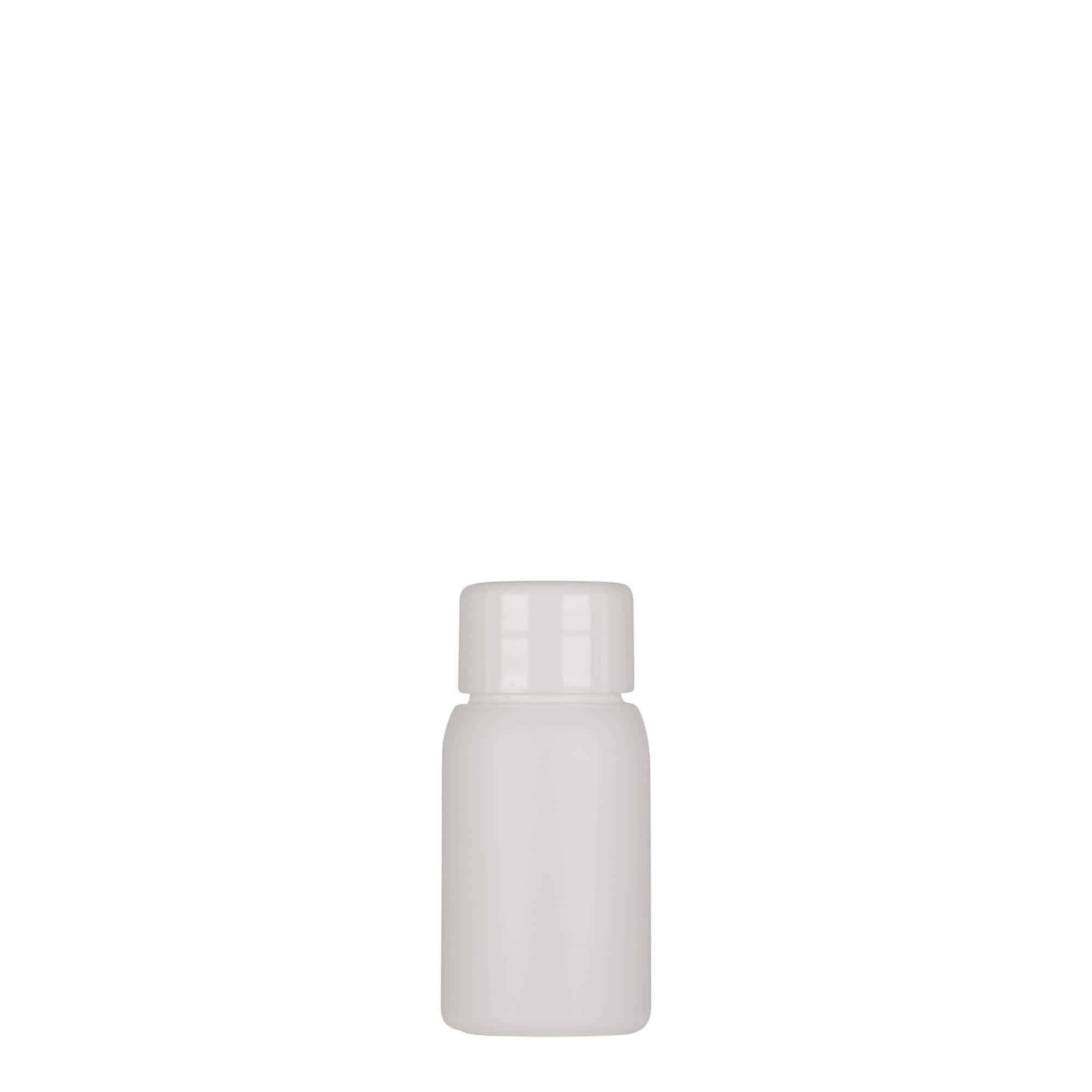 30 ml Flacone in plastica 'Tuffy', HDPE, bianco, imboccatura: GPI 24/410