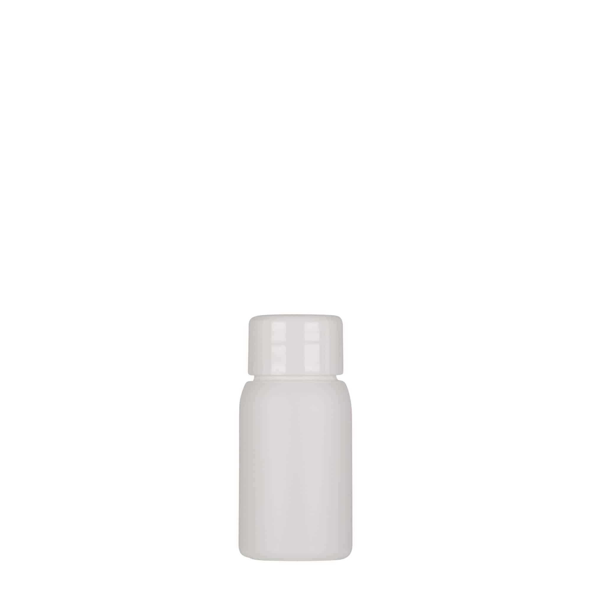 30 ml bottiglia in plastica 'Tuffy', HDPE, bianca, bocca: 24/410