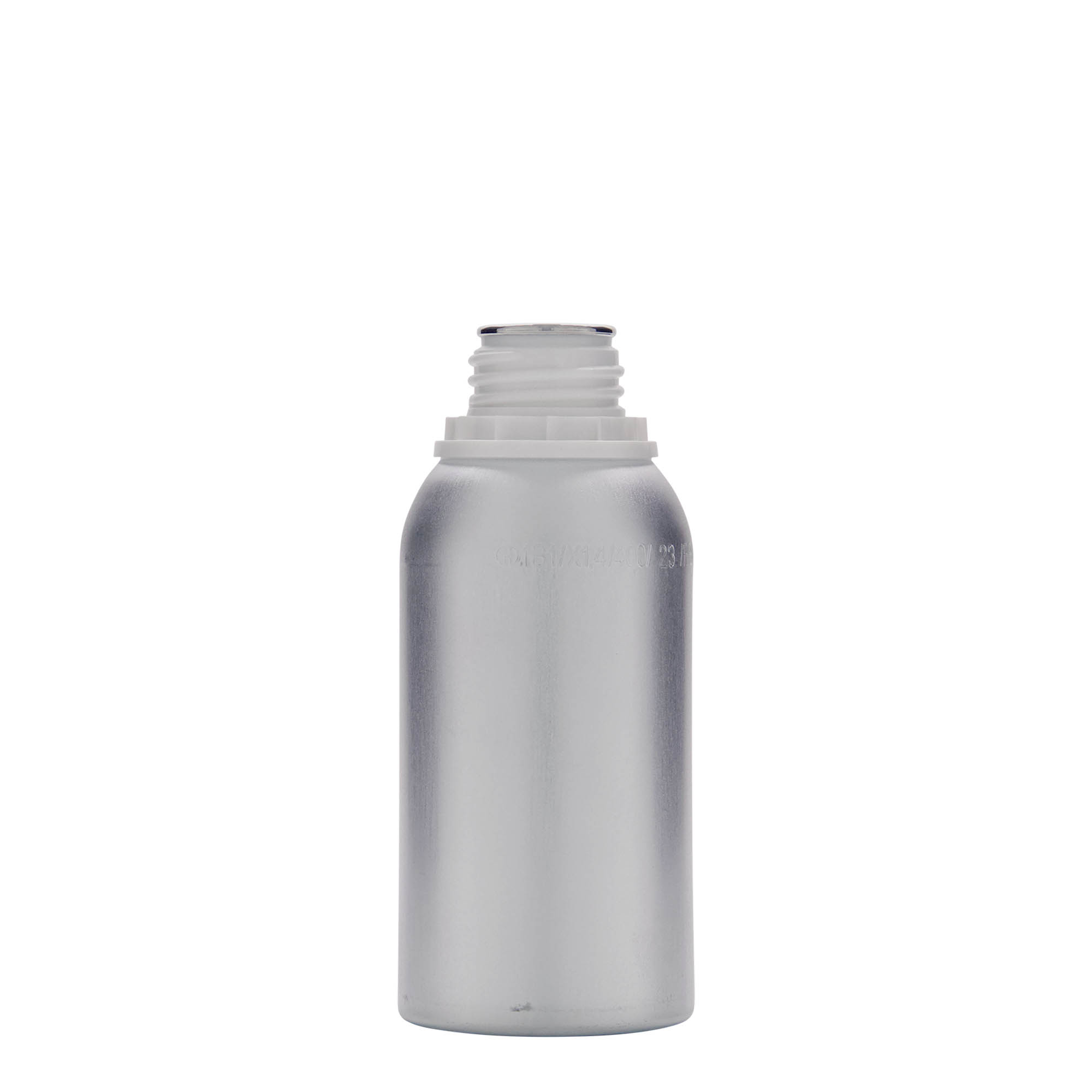 Bottiglia in alluminio da 275 ml, metallo, argento, bocca: DIN 32
