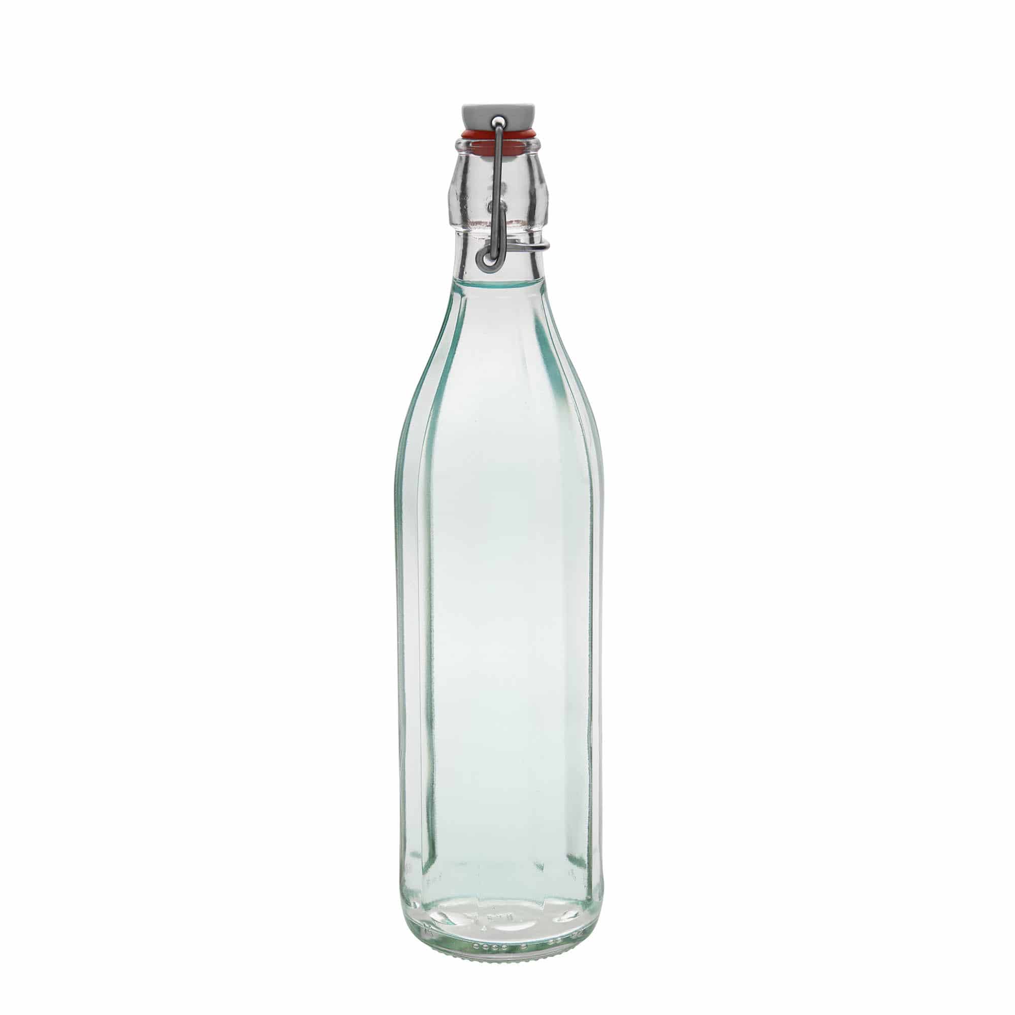 750 ml Bottiglia sfaccettata 'Bravo', vetro, imboccatura: tappo meccanico