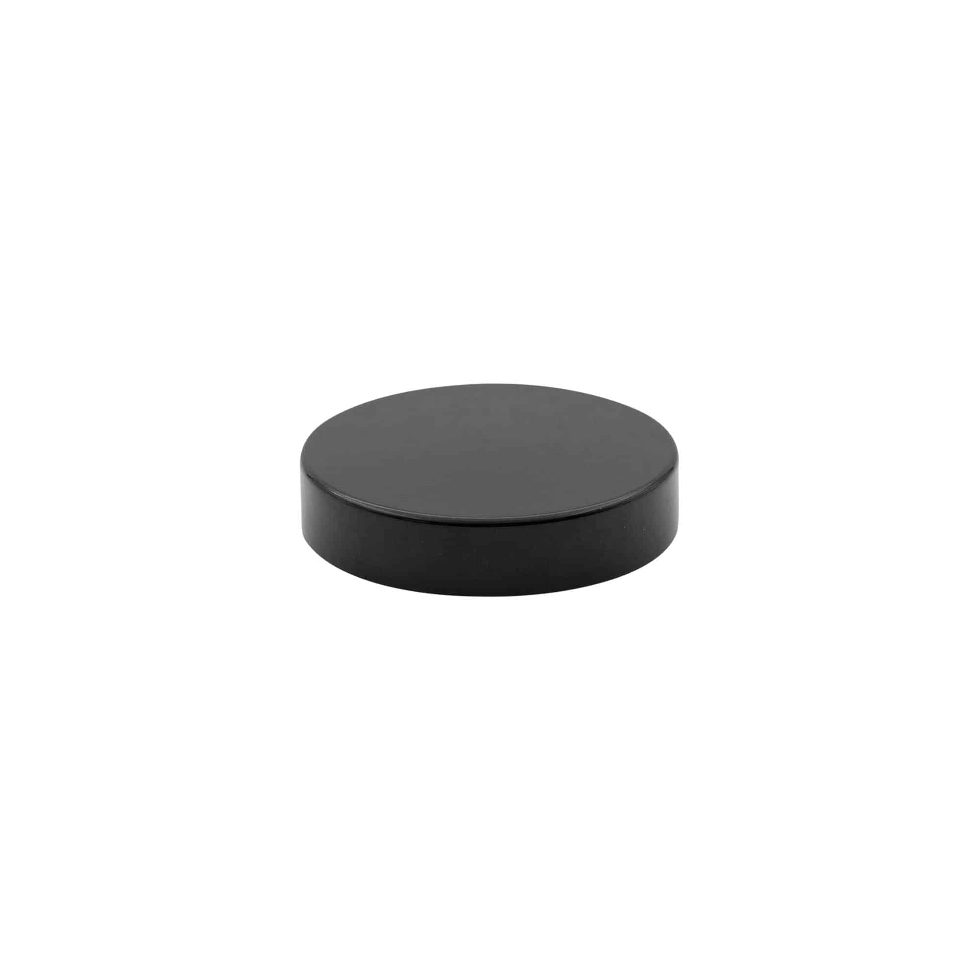 Tappo a vite per 120 ml 'Brown Line', plastica HPM, nero