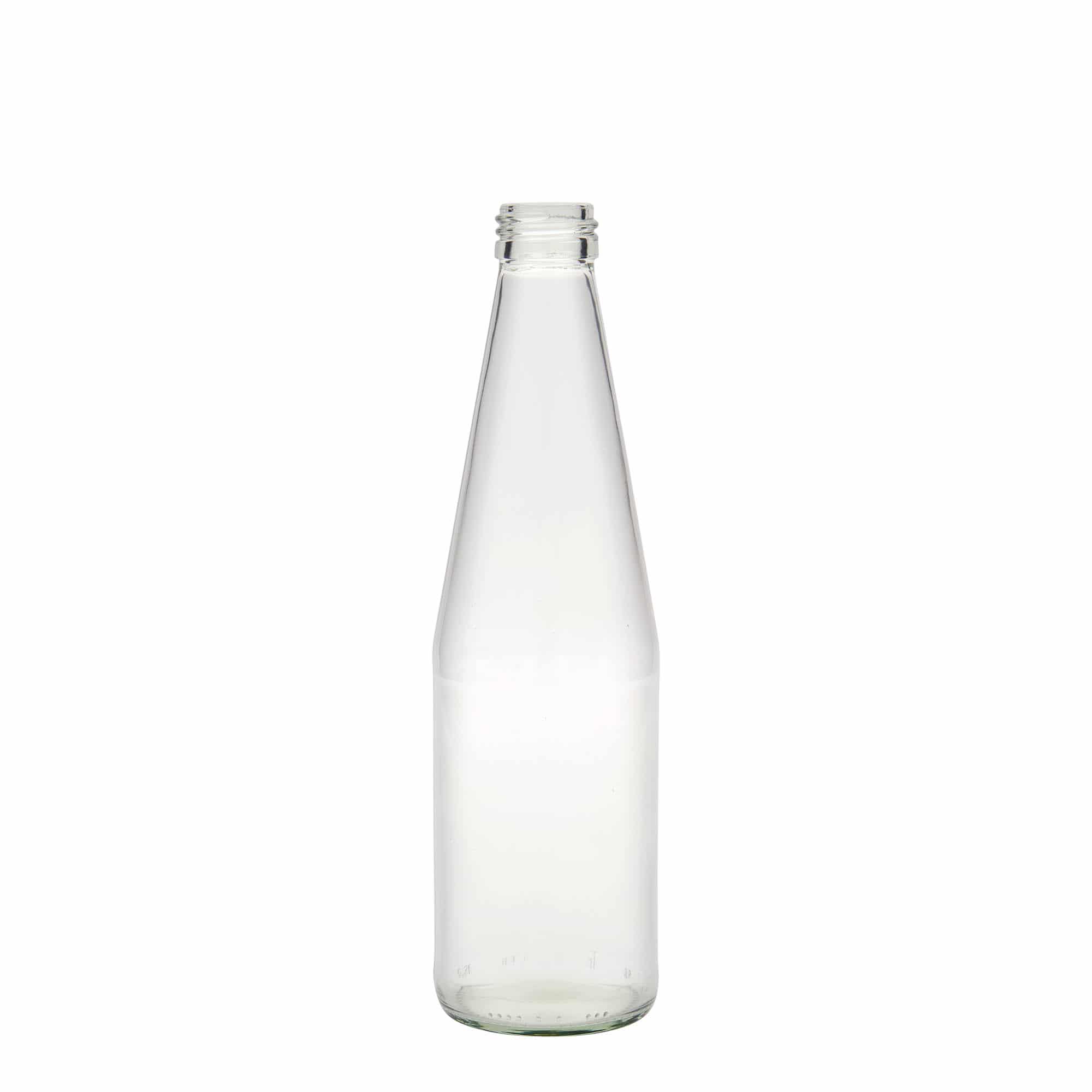 Bottiglia universale da 330 ml a forma di carota, vetro, bocca: PP 28