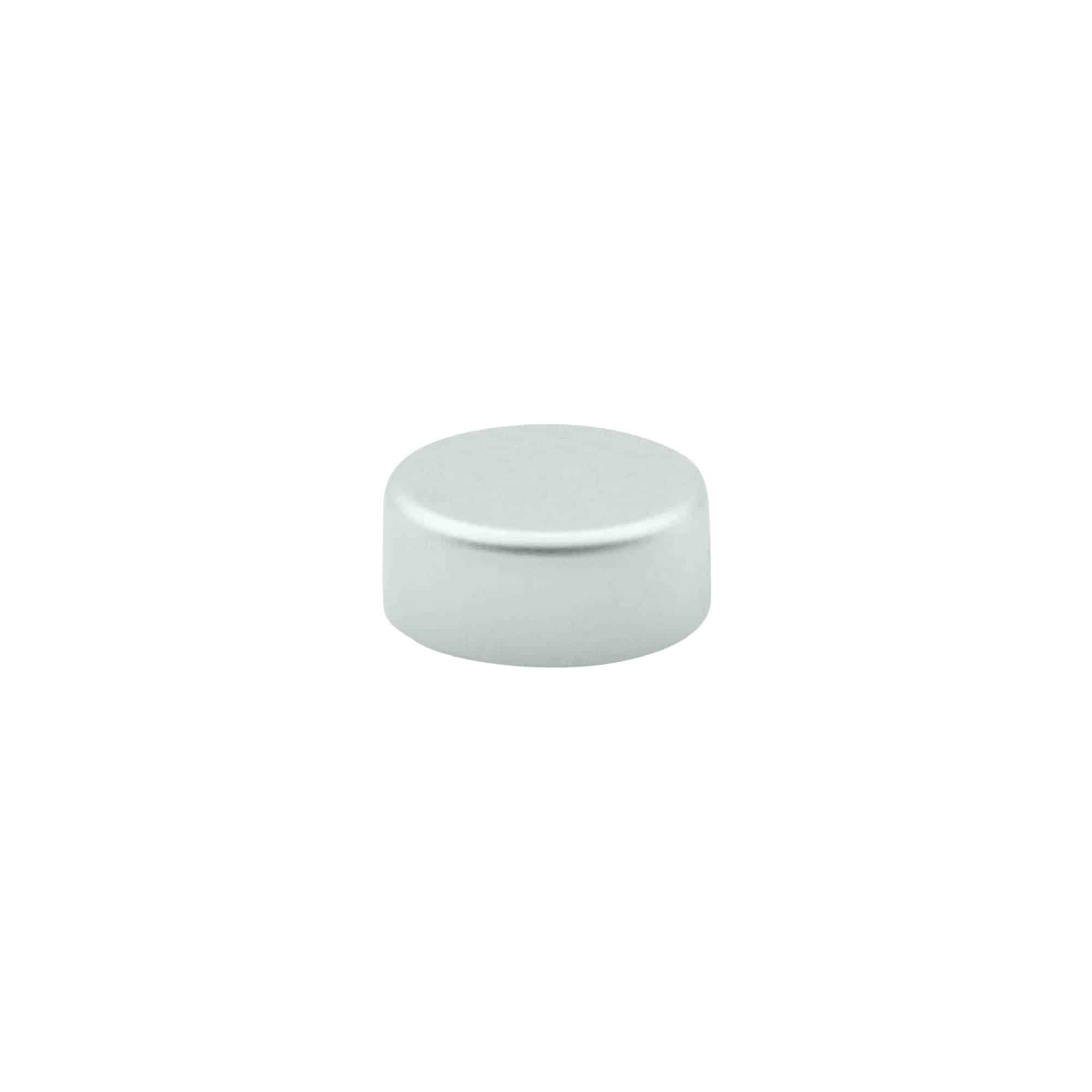 Tappo a vite, plastica ABS, argento, per imboccatura: GPI 22/400