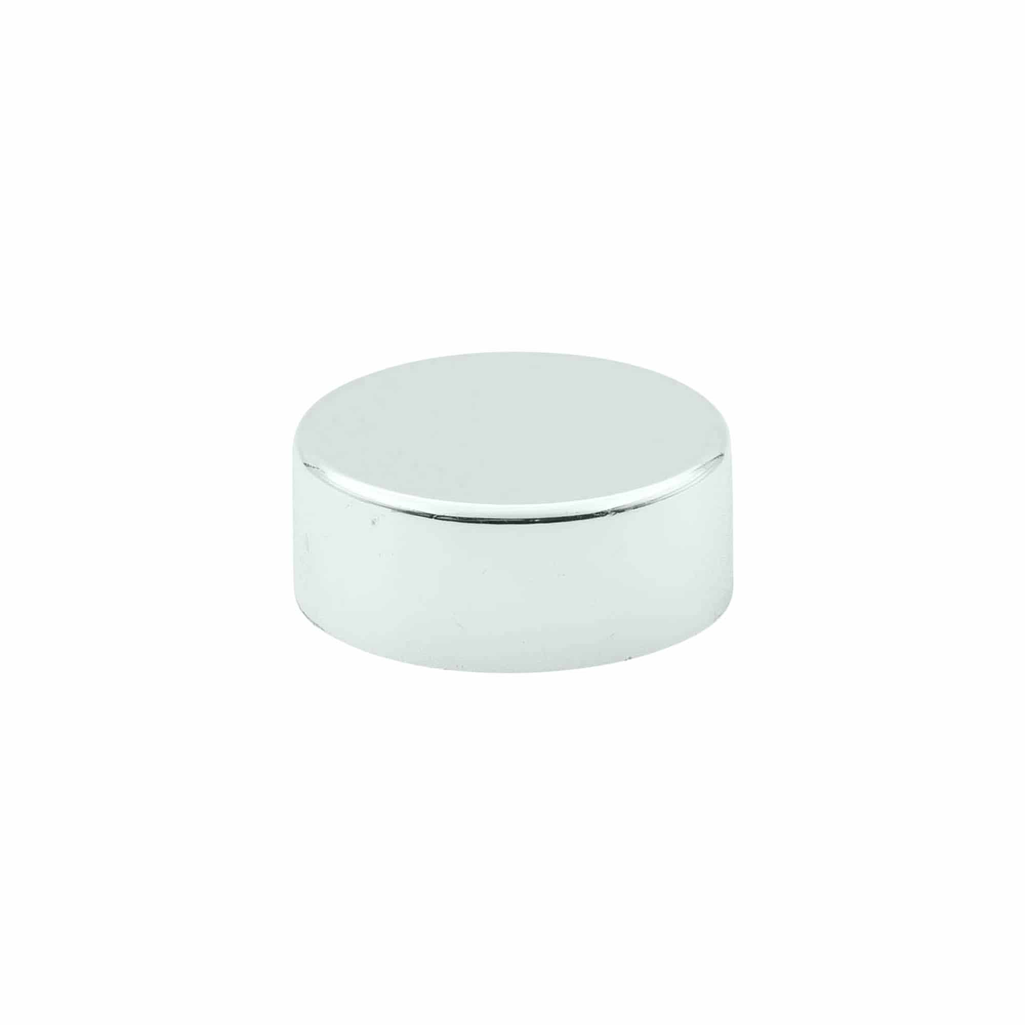 Tappo a vite, plastica ABS, argento, per imboccatura: GPI 33/400 Tappo a vite, plastica ABS, argento, per imboccatura: GPI 33/400