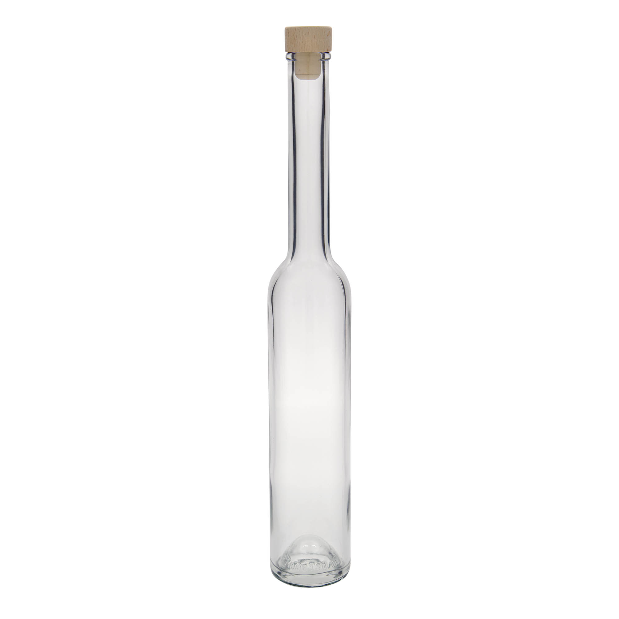 Bottiglia di vetro da 350 ml 'Platina', bocca: tappo in sughero Bottiglia di vetro da 350 ml 'Platina', bocca: tappo in sughero