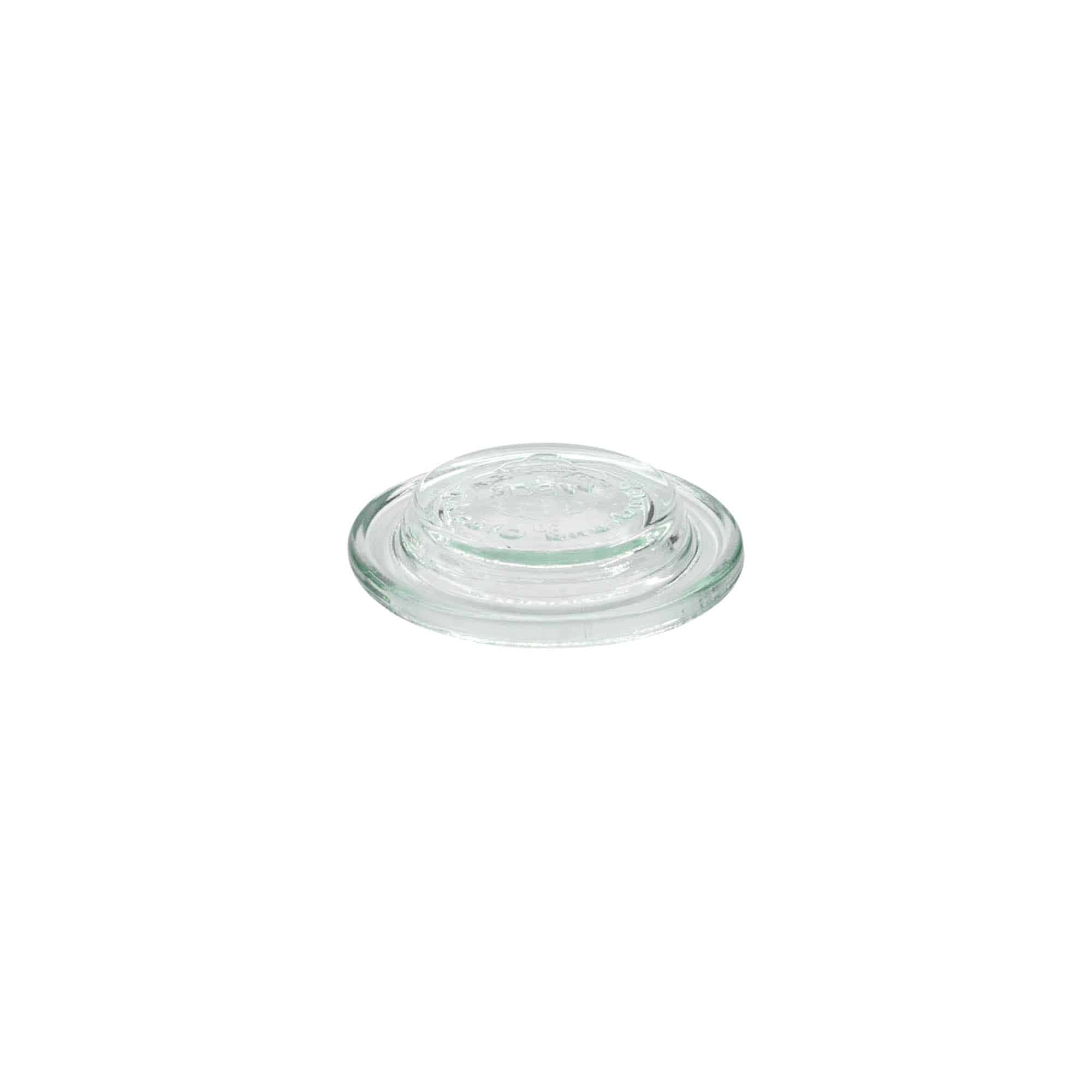 Coperchio WECK di vetro bordo tondo, per imboccatura: RR40