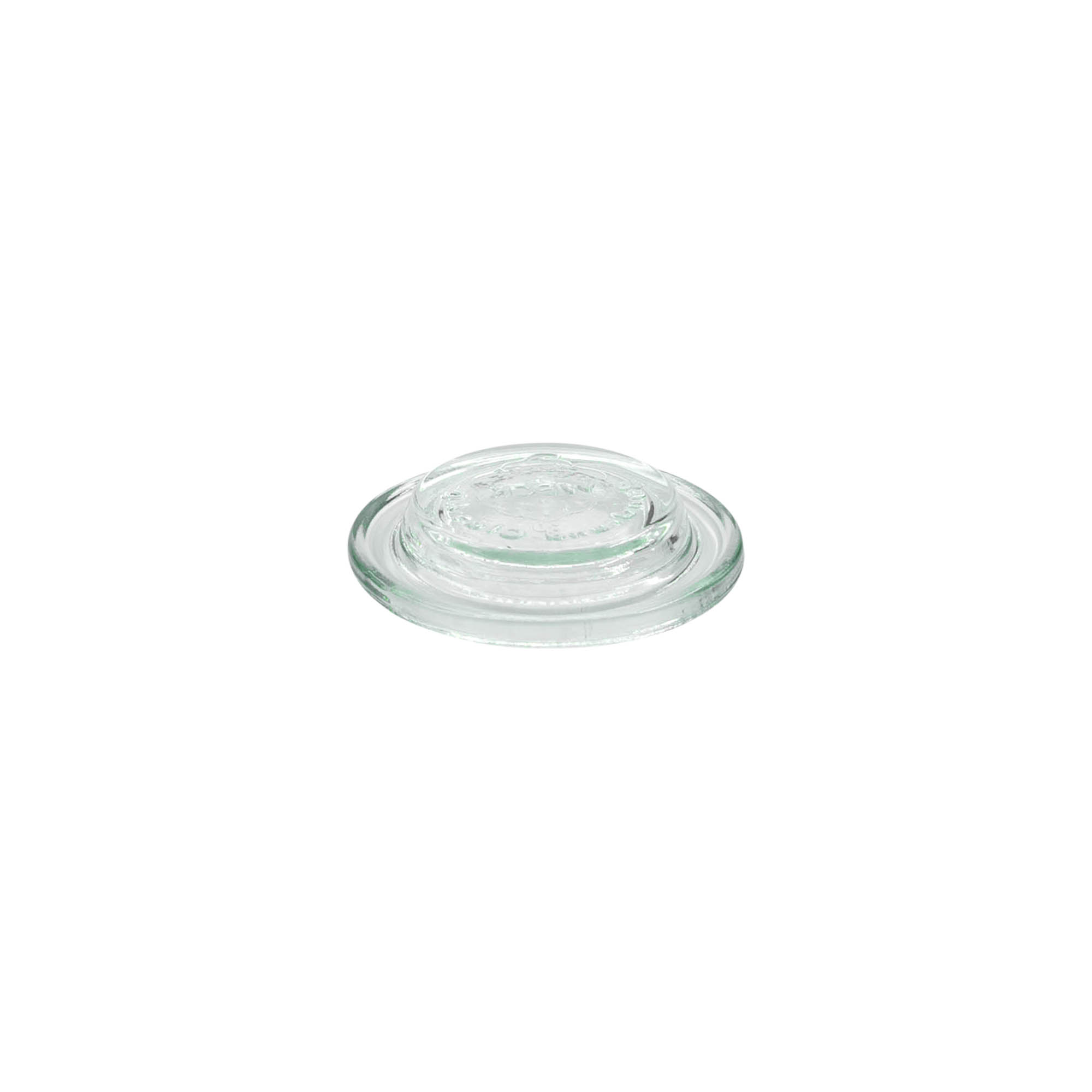 Coperchio in vetro WECK, bordo arrotondato, per bocca: RR40 Coperchio in vetro WECK, bordo arrotondato, per bocca: RR40