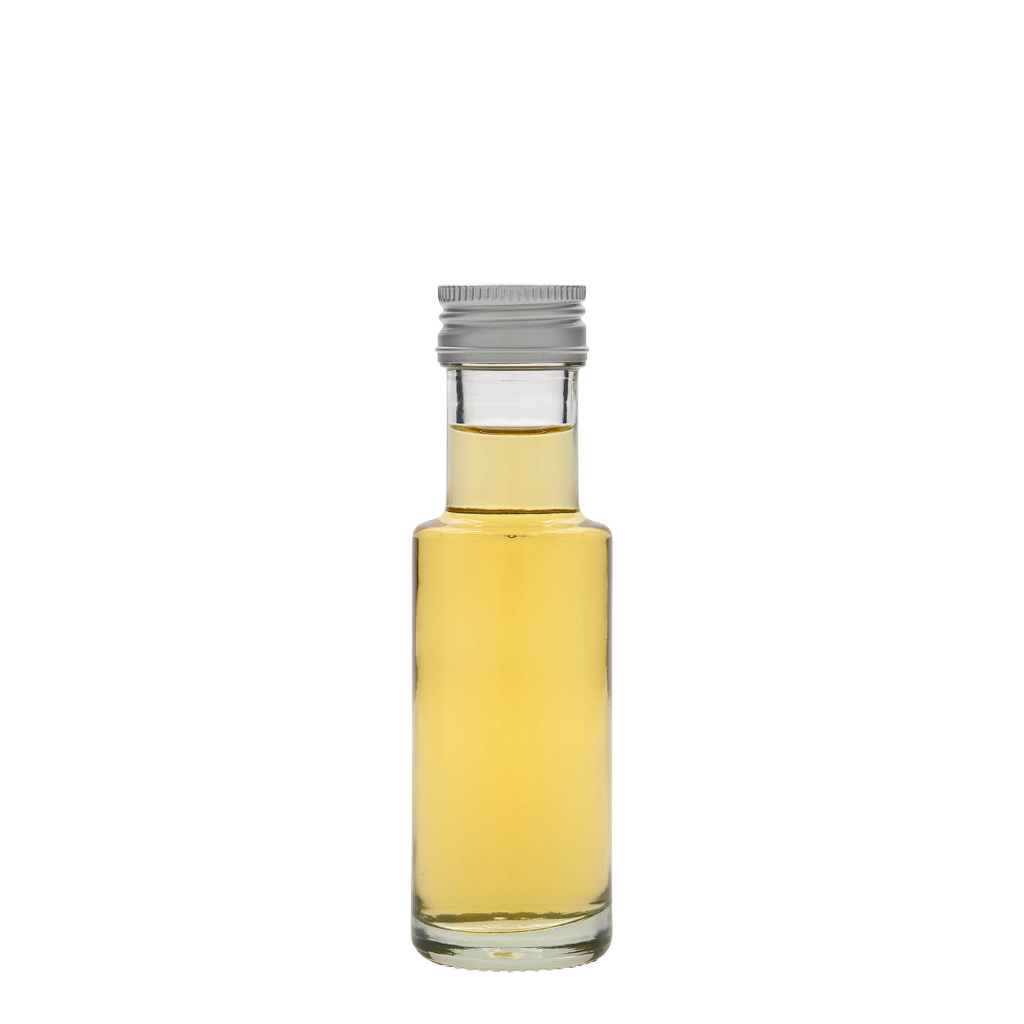 Bottiglia di vetro da 100 ml 'Dorica', bocca: PP 31,5
