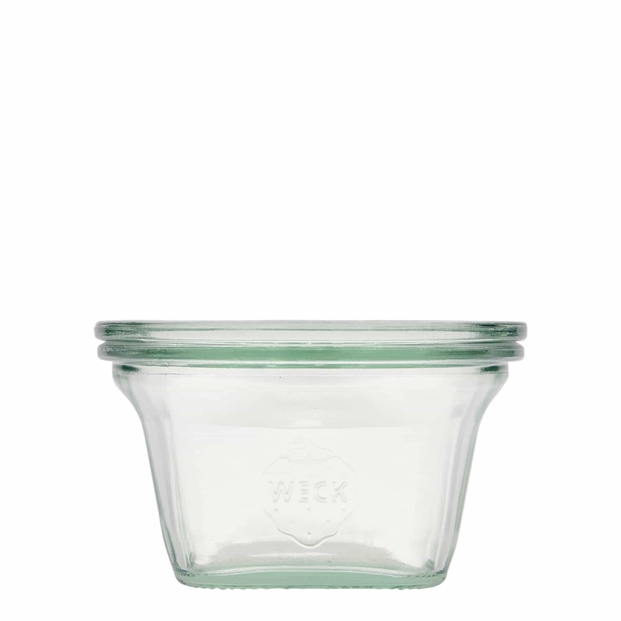 290 ml Vasetto WECK Quadro, vetro, imboccatura: bordo rotondo 290 ml Vasetto WECK Quadro, vetro, imboccatura: bordo rotondo