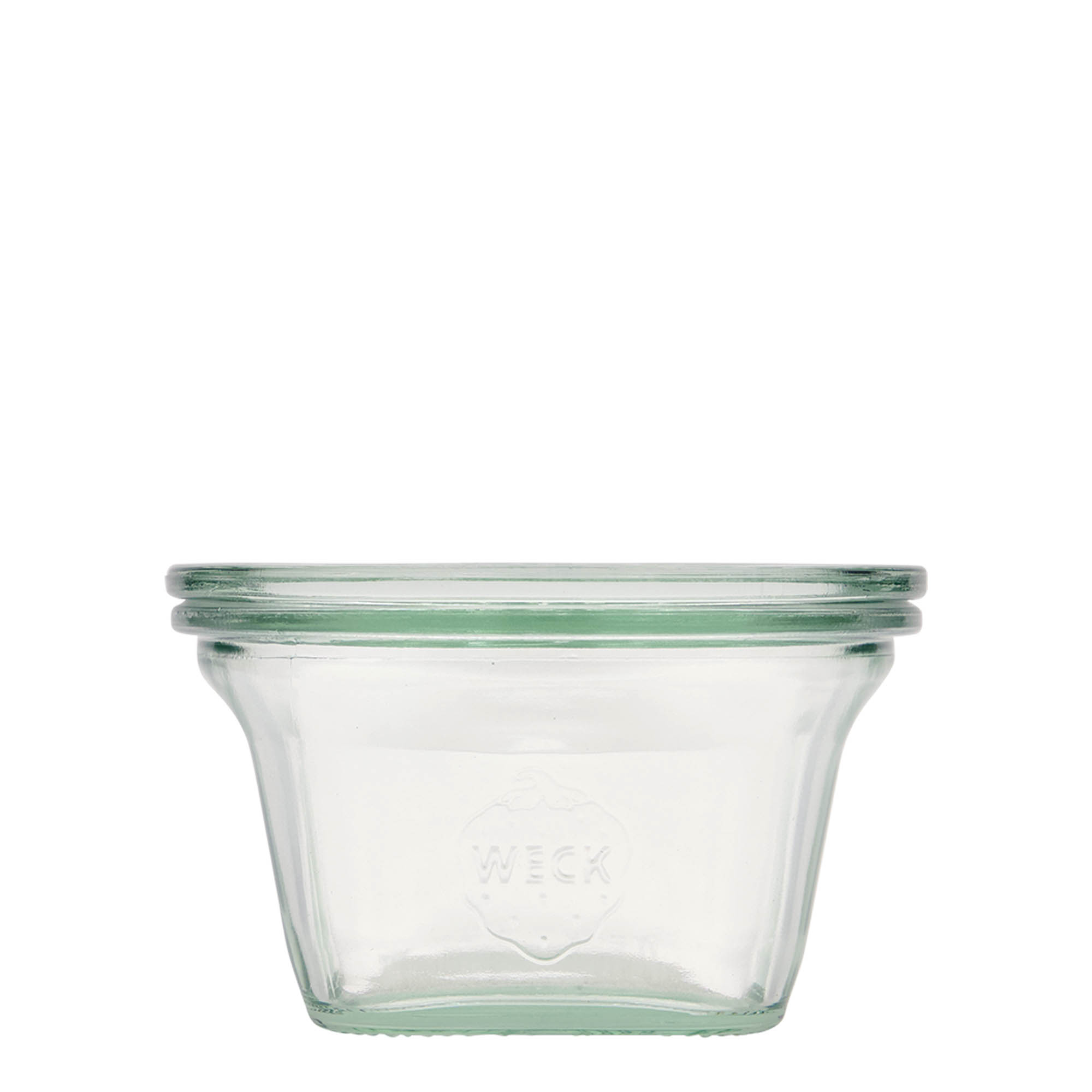 290 ml WECK-Quadroglas, quadrato, bocca: bordo arrotondato 290 ml WECK-Quadroglas, quadrato, bocca: bordo arrotondato
