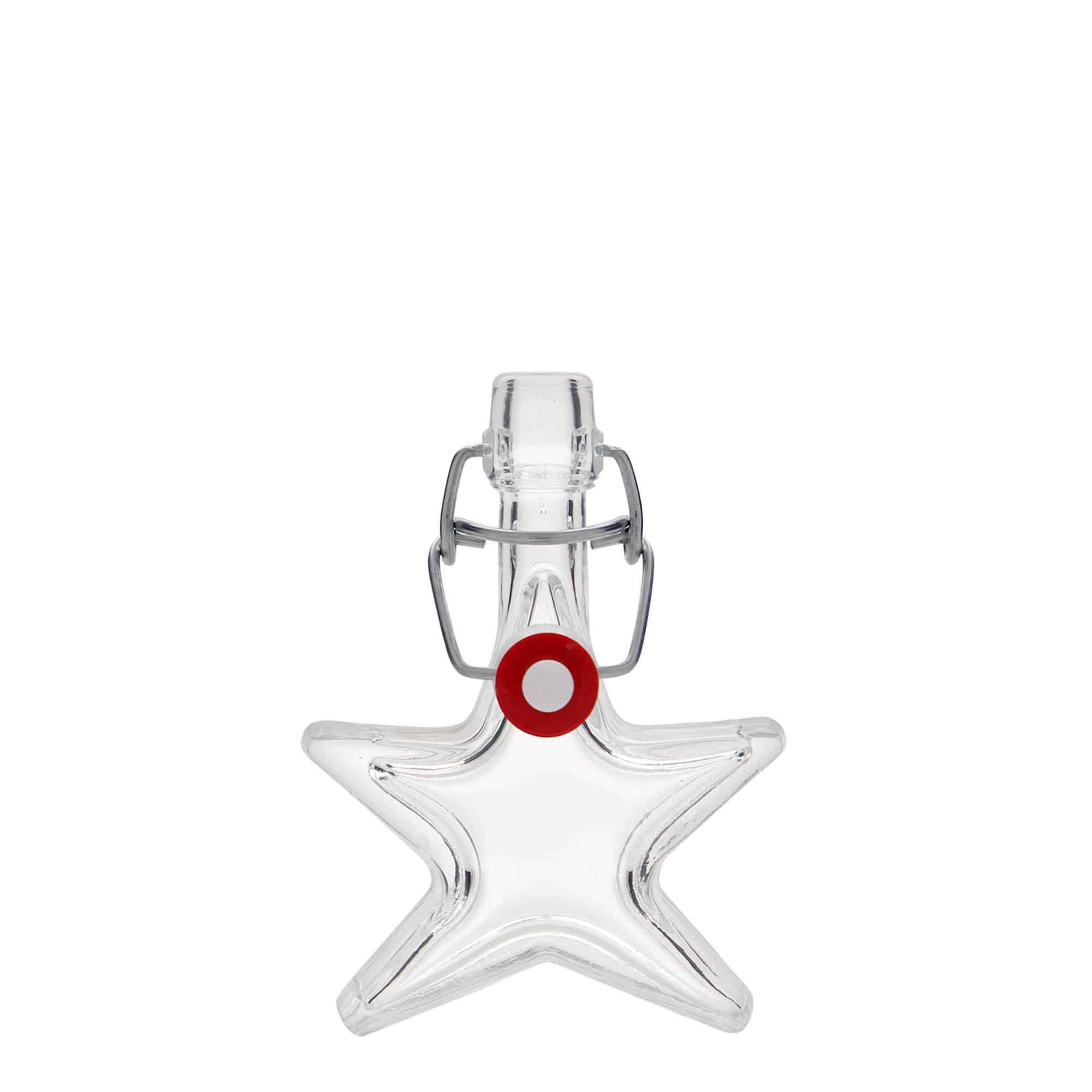 Bottiglia di vetro da 40 ml 'Stella', bocca: chiusura a leva