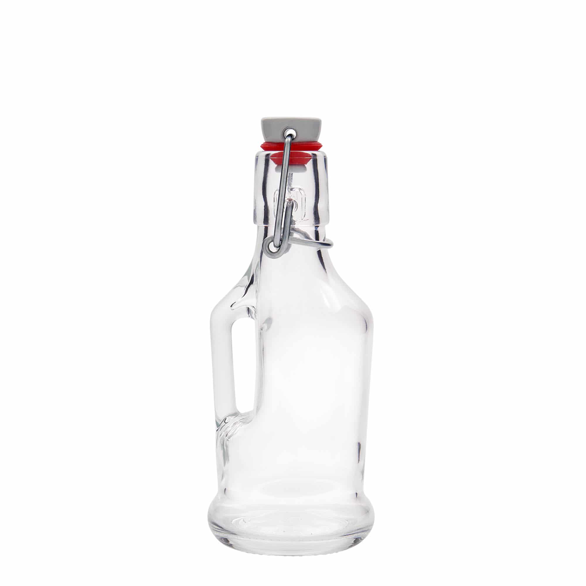Bottiglia di vetro da 200 ml 'Classica', bocca: chiusura a leva