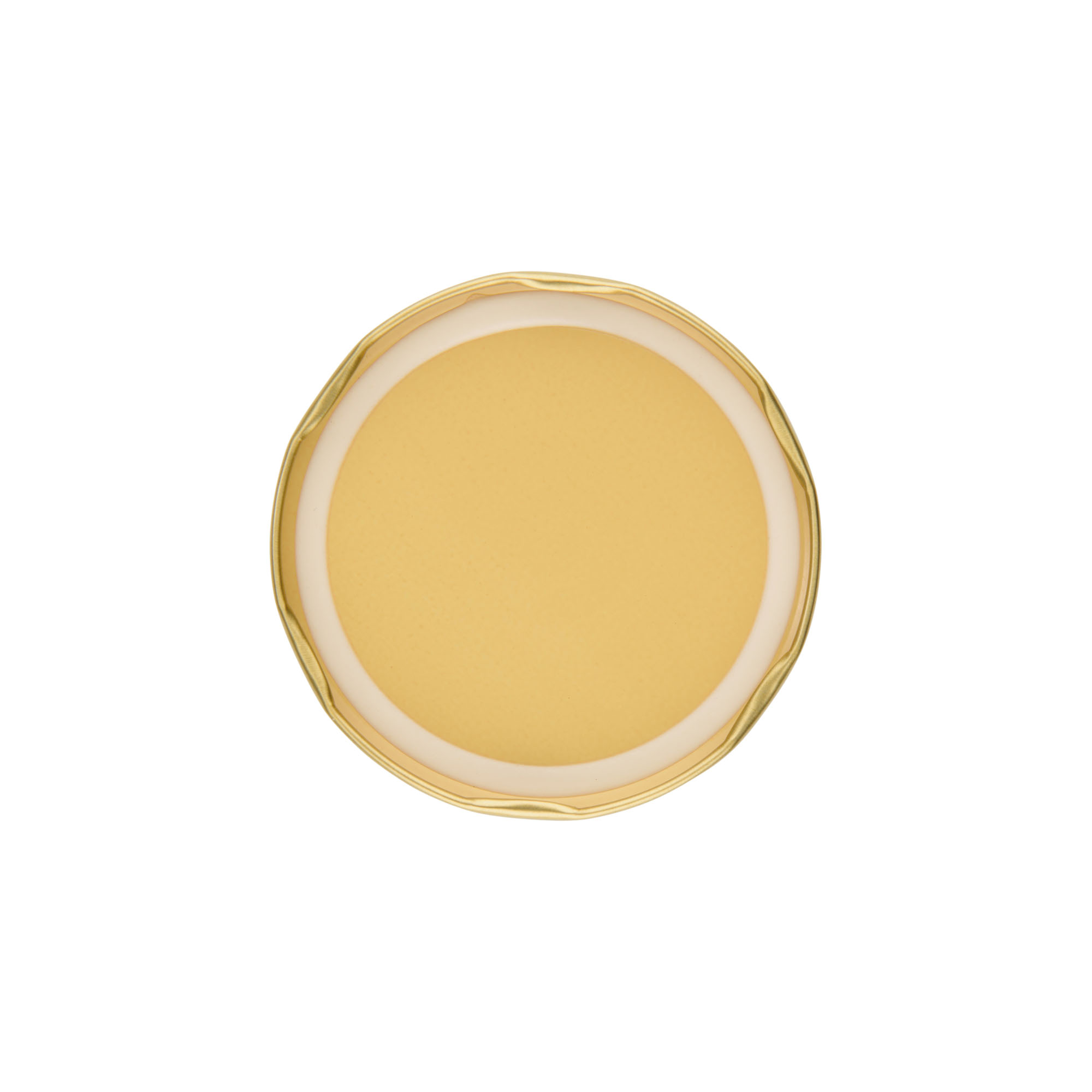 Tappo Twist-Off, lamina bianca, oro, per bocca: TO 82 Tappo Twist-Off, lamina bianca, oro, per bocca: TO 82