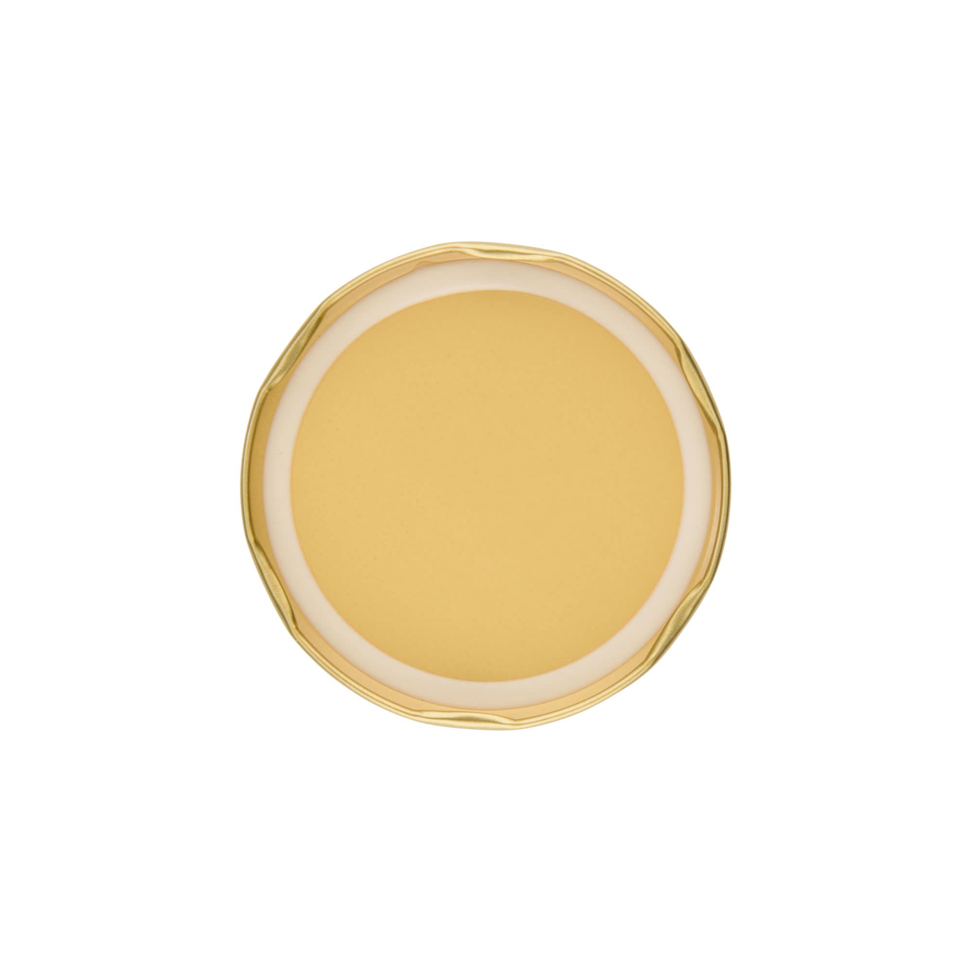 Tappo Twist-Off, lamina bianca, oro, per bocca: TO 82 Tappo Twist-Off, lamina bianca, oro, per bocca: TO 82