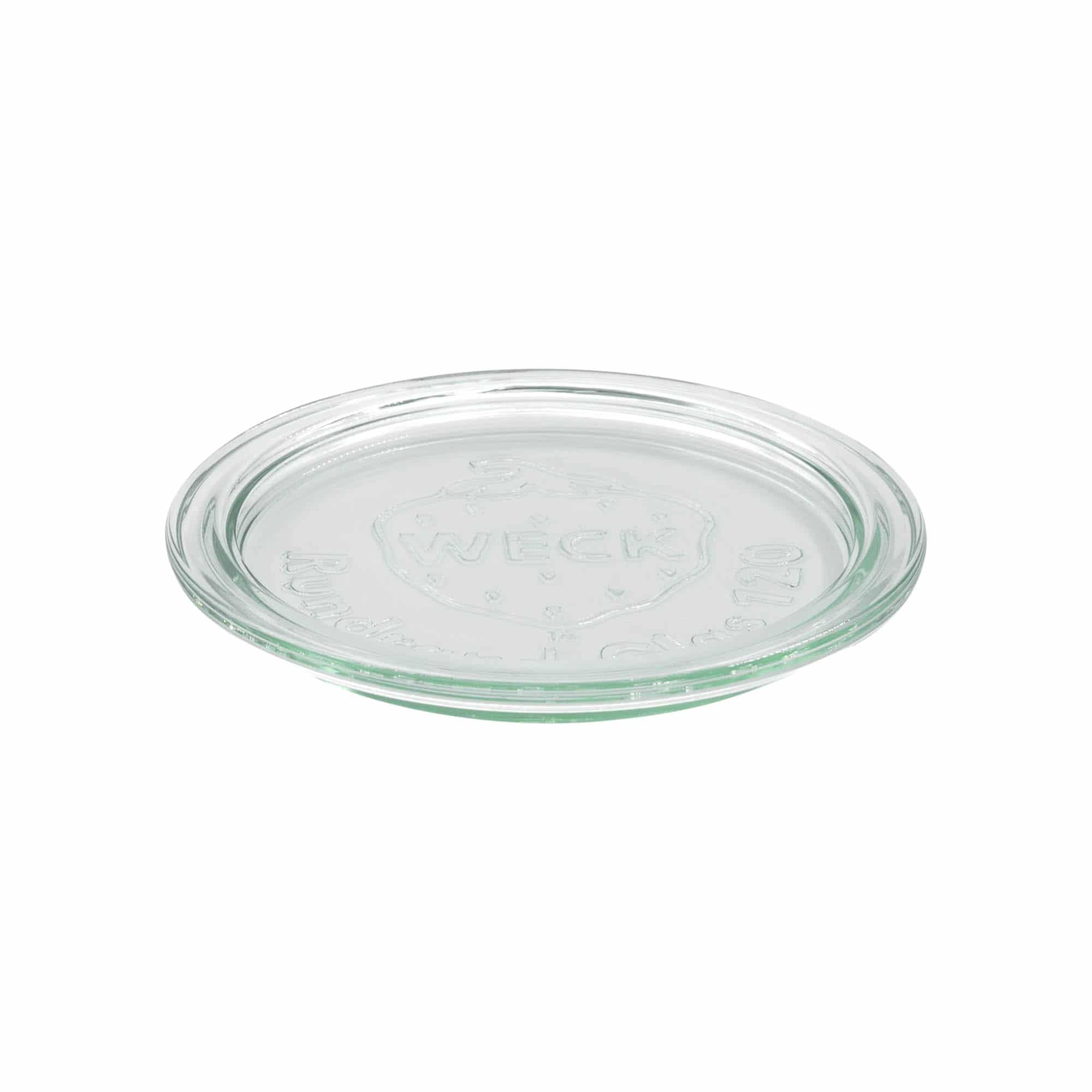 Coperchio WECK di vetro bordo tondo, per imboccatura: RR120