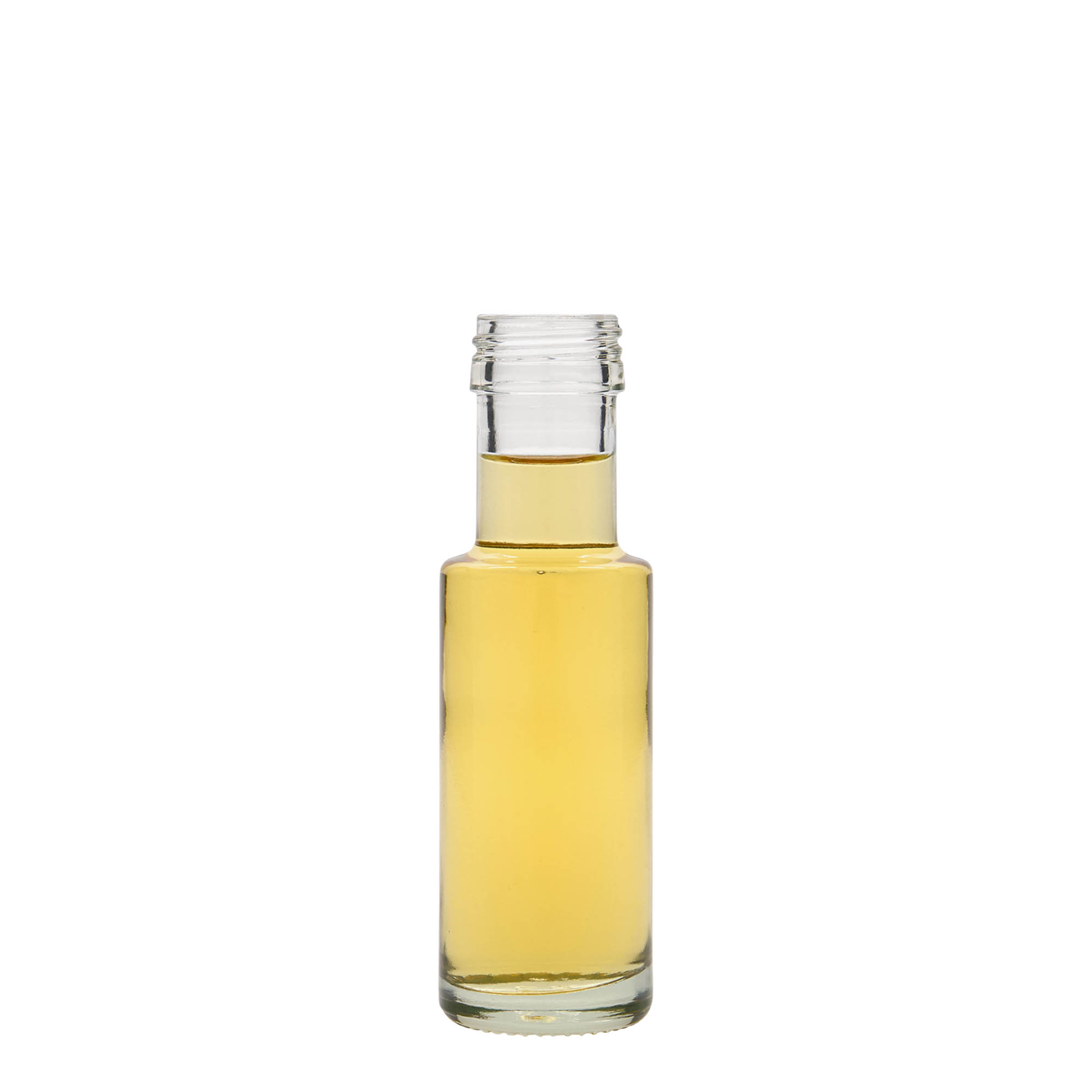 Bottiglia di vetro da 100 ml 'Dorica', bocca: PP 31,5 Bottiglia di vetro da 100 ml 'Dorica', bocca: PP 31,5
