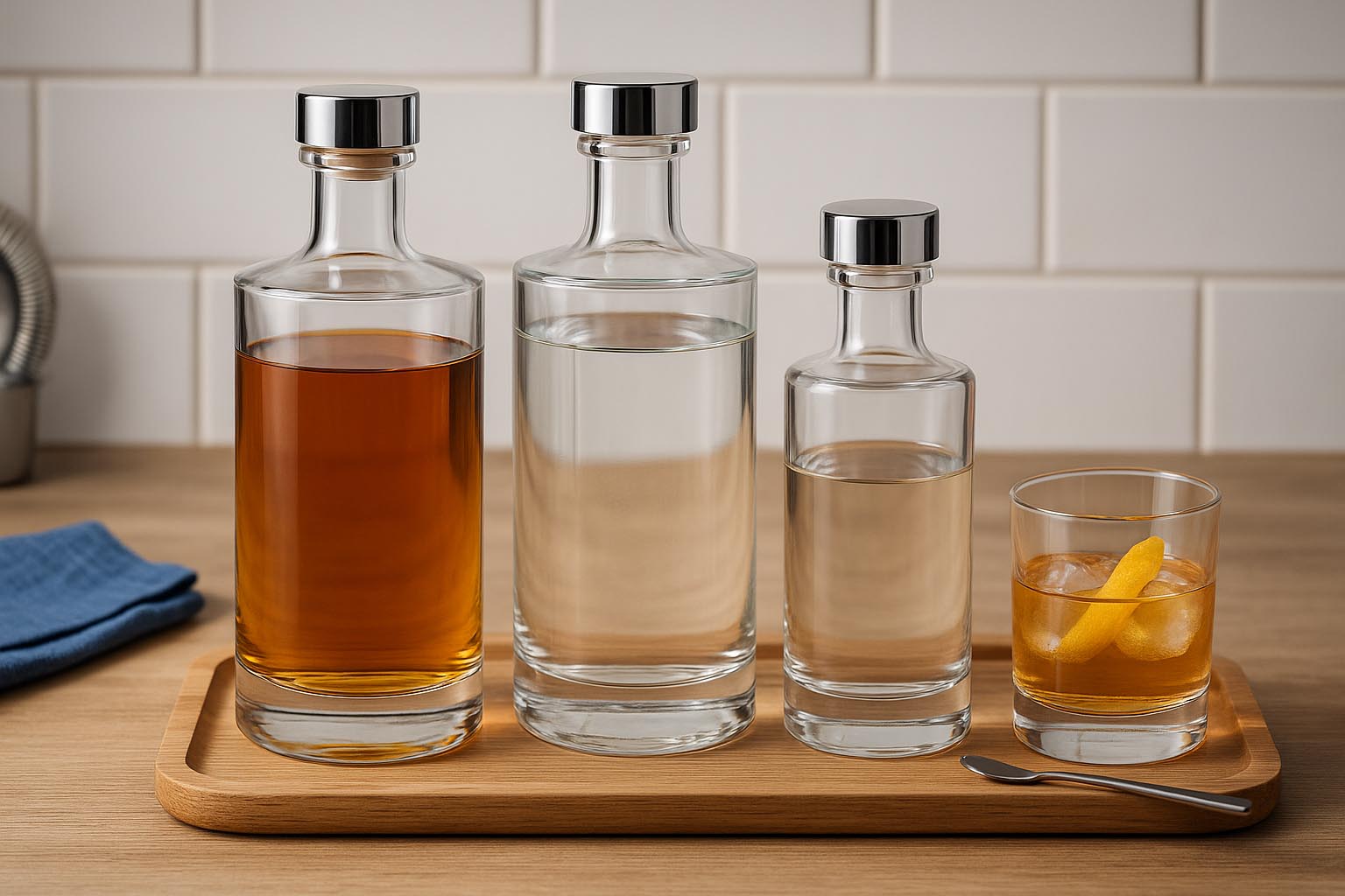 Bottiglia di vetro da 700 ml 'Aventura', bocca: GPI 33