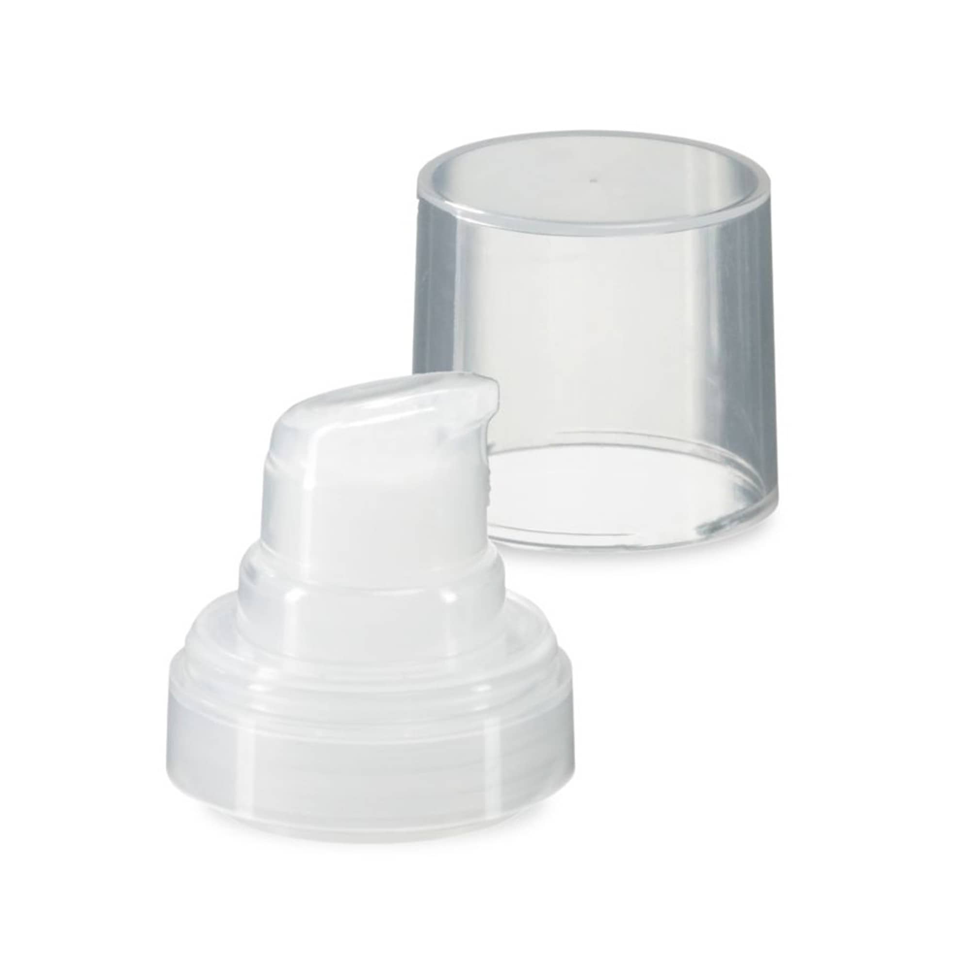 Dispenser a pompa Airless 'Micro', plastica PP, bianco Dispenser a pompa Airless 'Micro', plastica PP, bianco