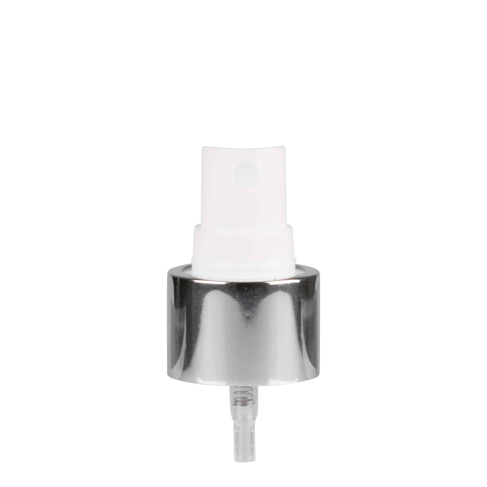 Tappo a vite con nebulizzatore spray, plastica PP, bianco, per imboccatura: GPI 24/410