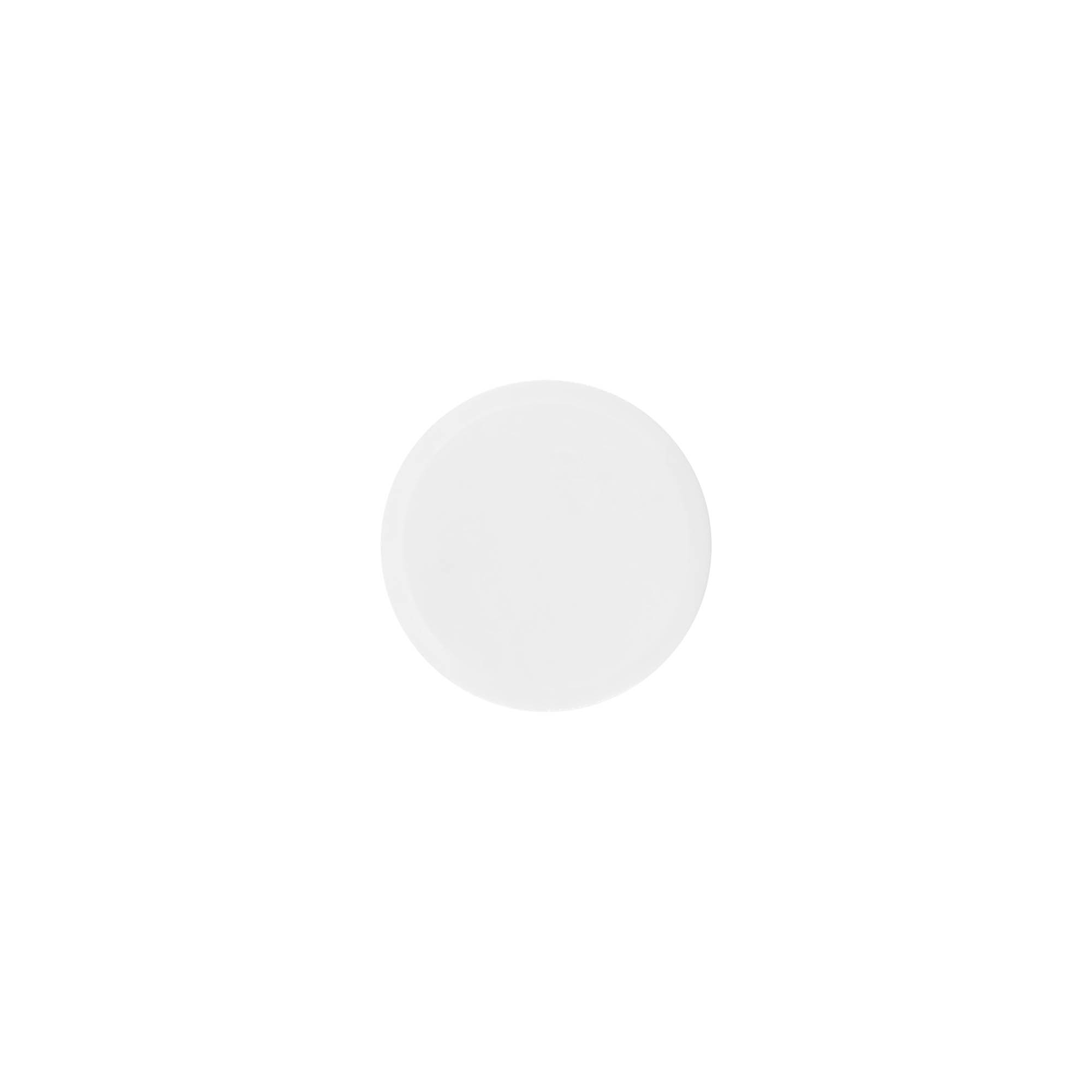 Tappo a vite 'White Line' 35ml, plastica PP, bianco