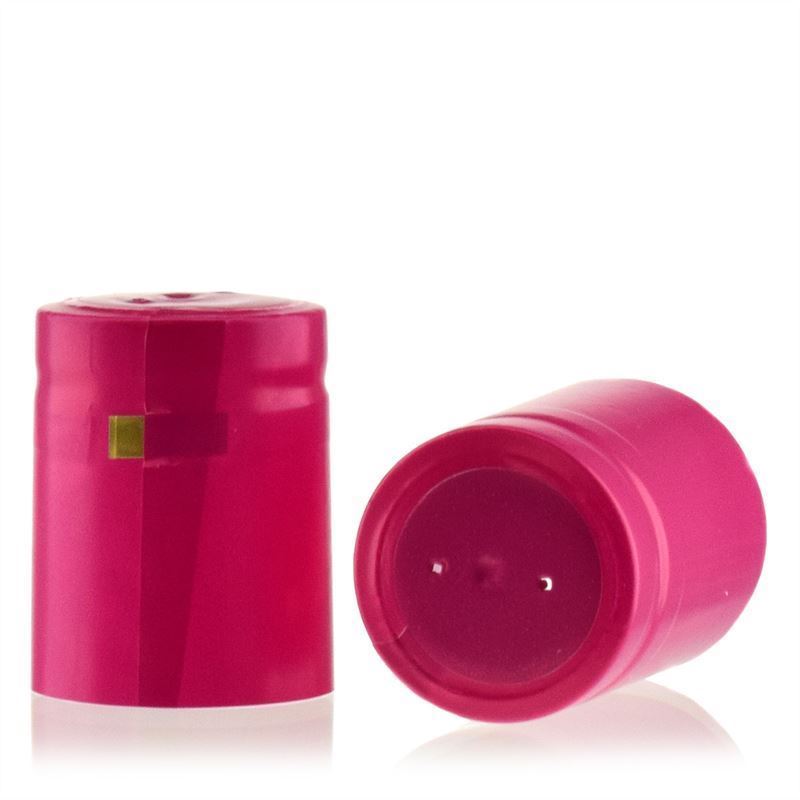 Capsula termoretraibile 32x41, plastica PVC, rosa Capsula termoretraibile 32x41, plastica PVC, rosa