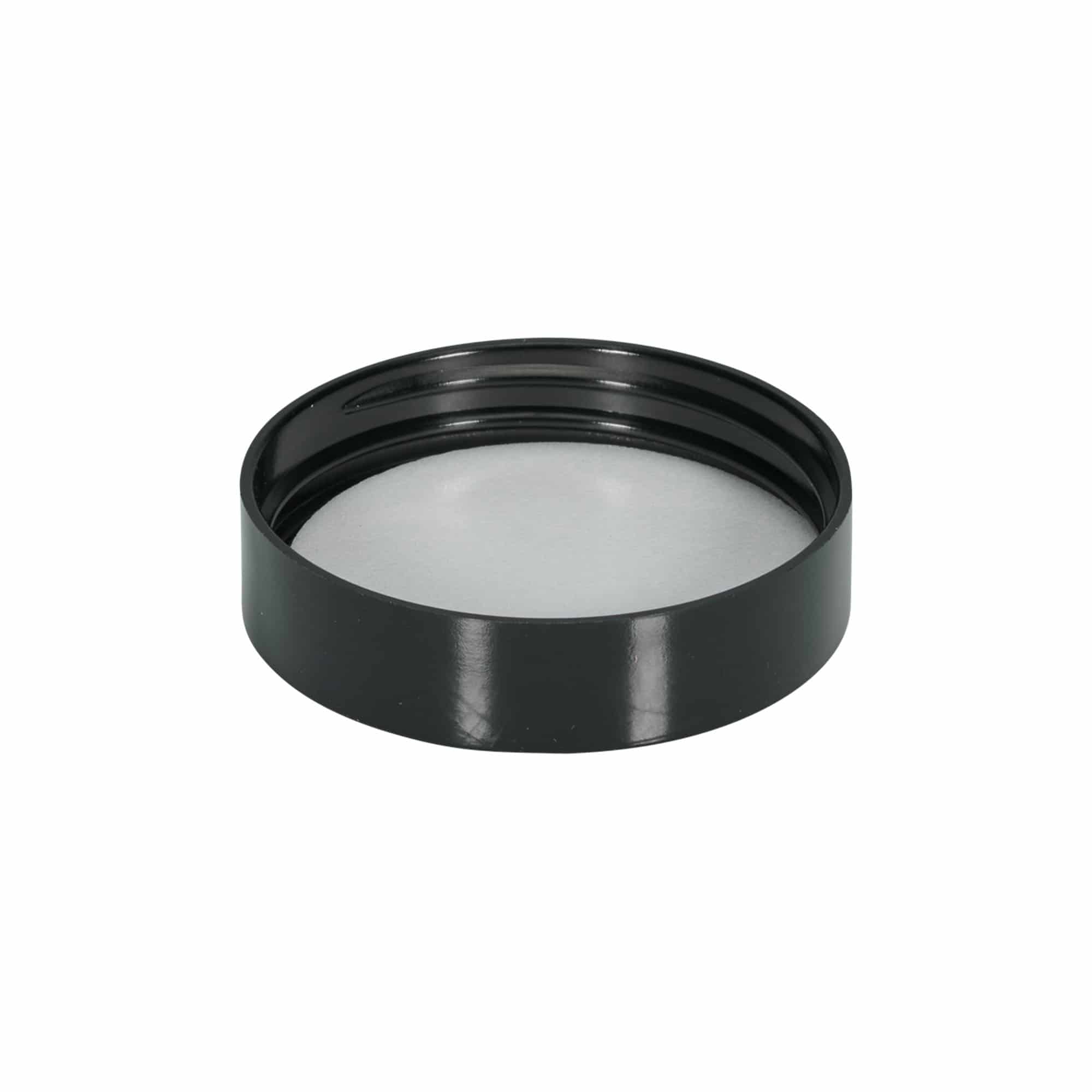 Tappo a vite per 60 ml 'Brown Line', plastica HPM, bianco