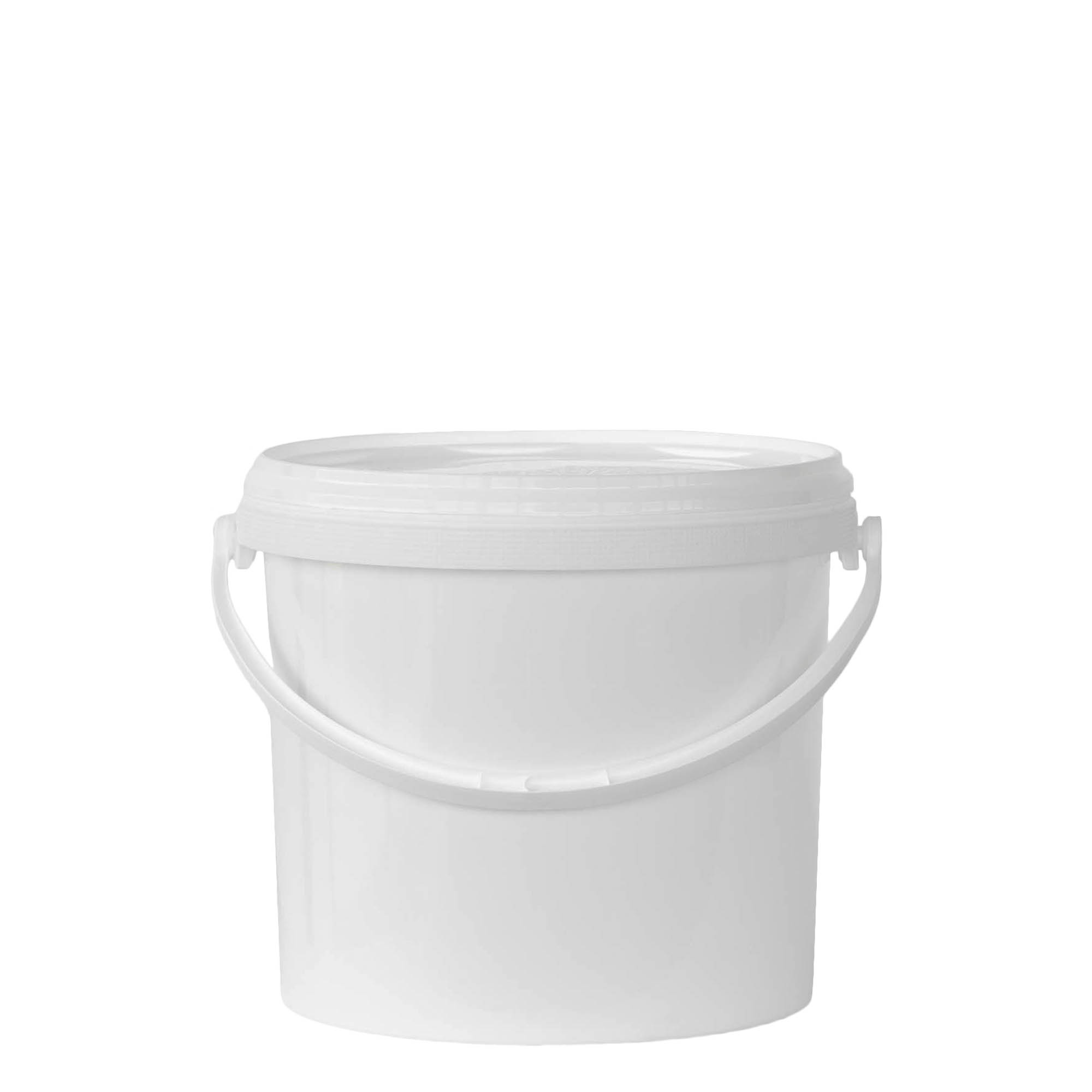 Secchio da 5 l, plastica PP, bianco