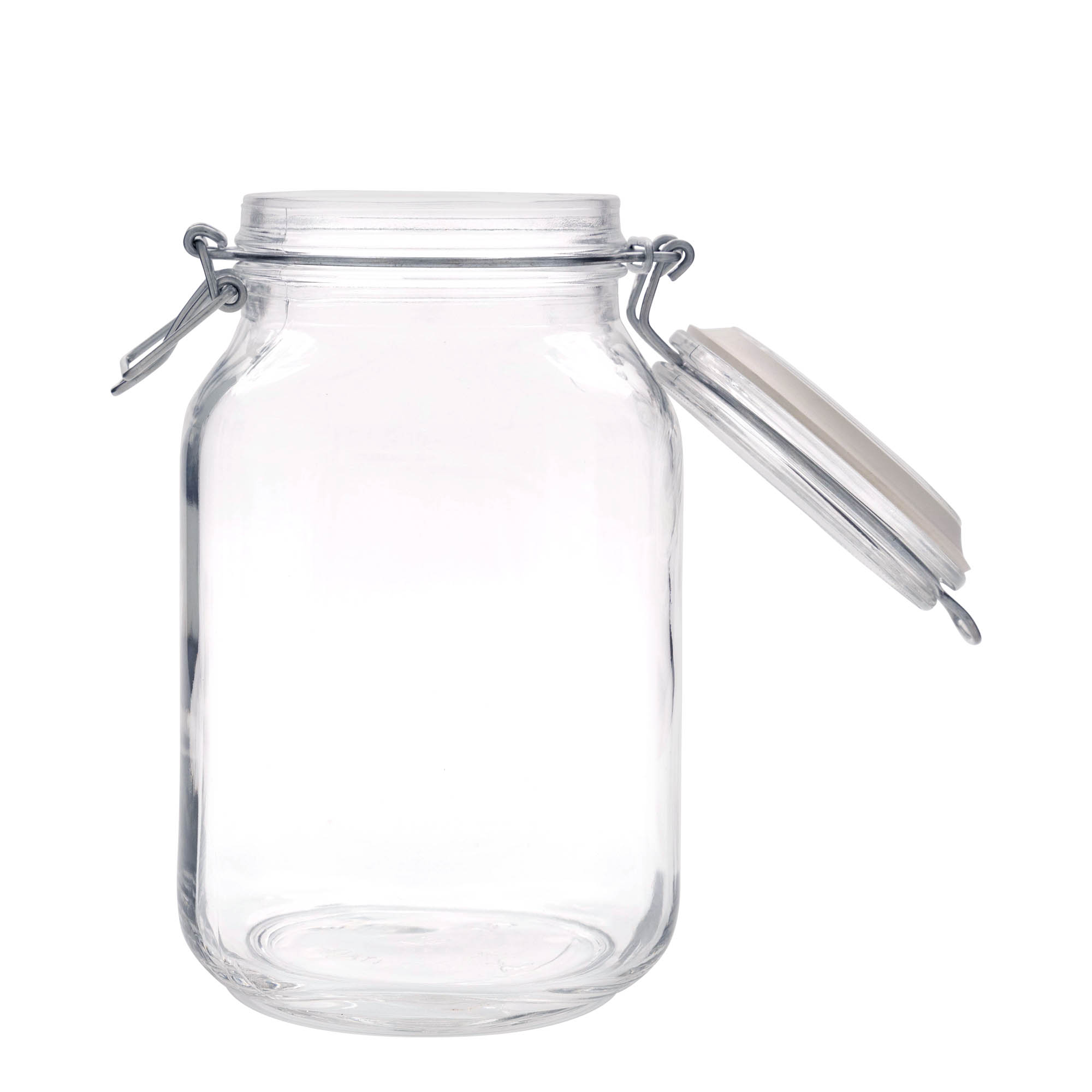 2.000 ml barattolo con chiusura a filo 'Fido', quadrato, bocca: chiusura a filo 2.000 ml barattolo con chiusura a filo 'Fido', quadrato, bocca: chiusura a filo