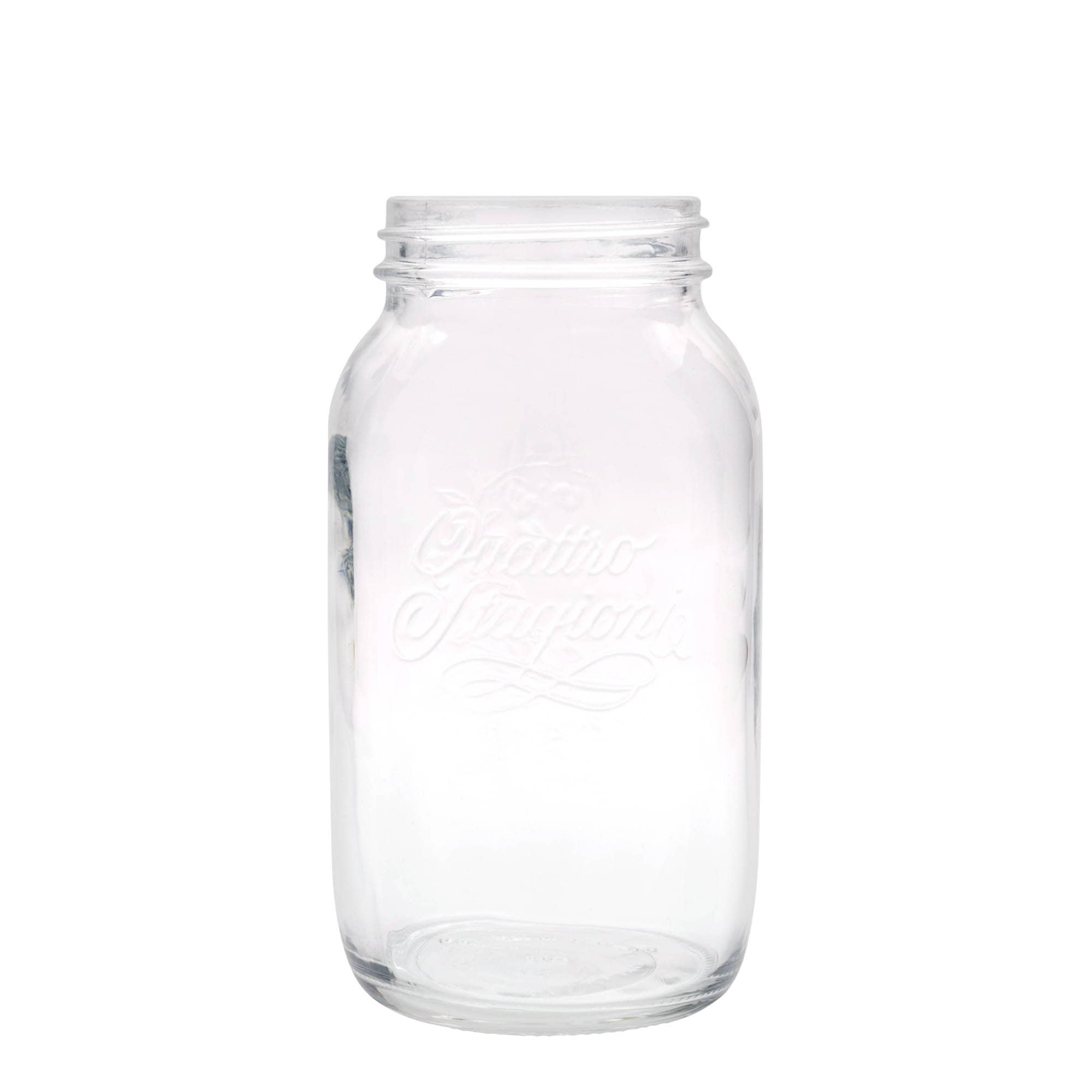 1.500 ml vaso di vetro 'Quattro Stagioni', apertura: chiusura a vite