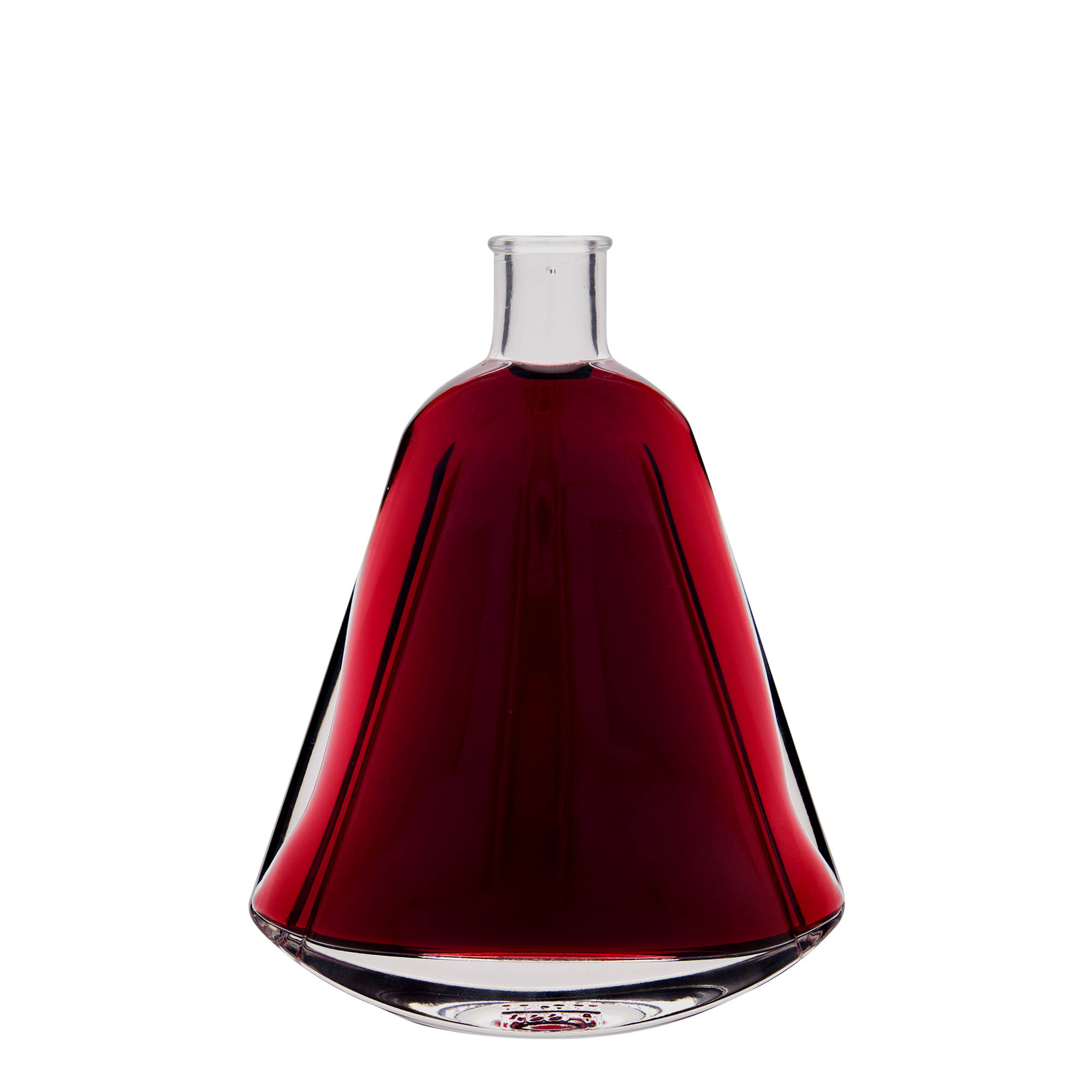 Bottiglia di vetro 350 ml 'Maurizio', ovale, bocca: sughero Bottiglia di vetro 350 ml 'Maurizio', ovale, bocca: sughero