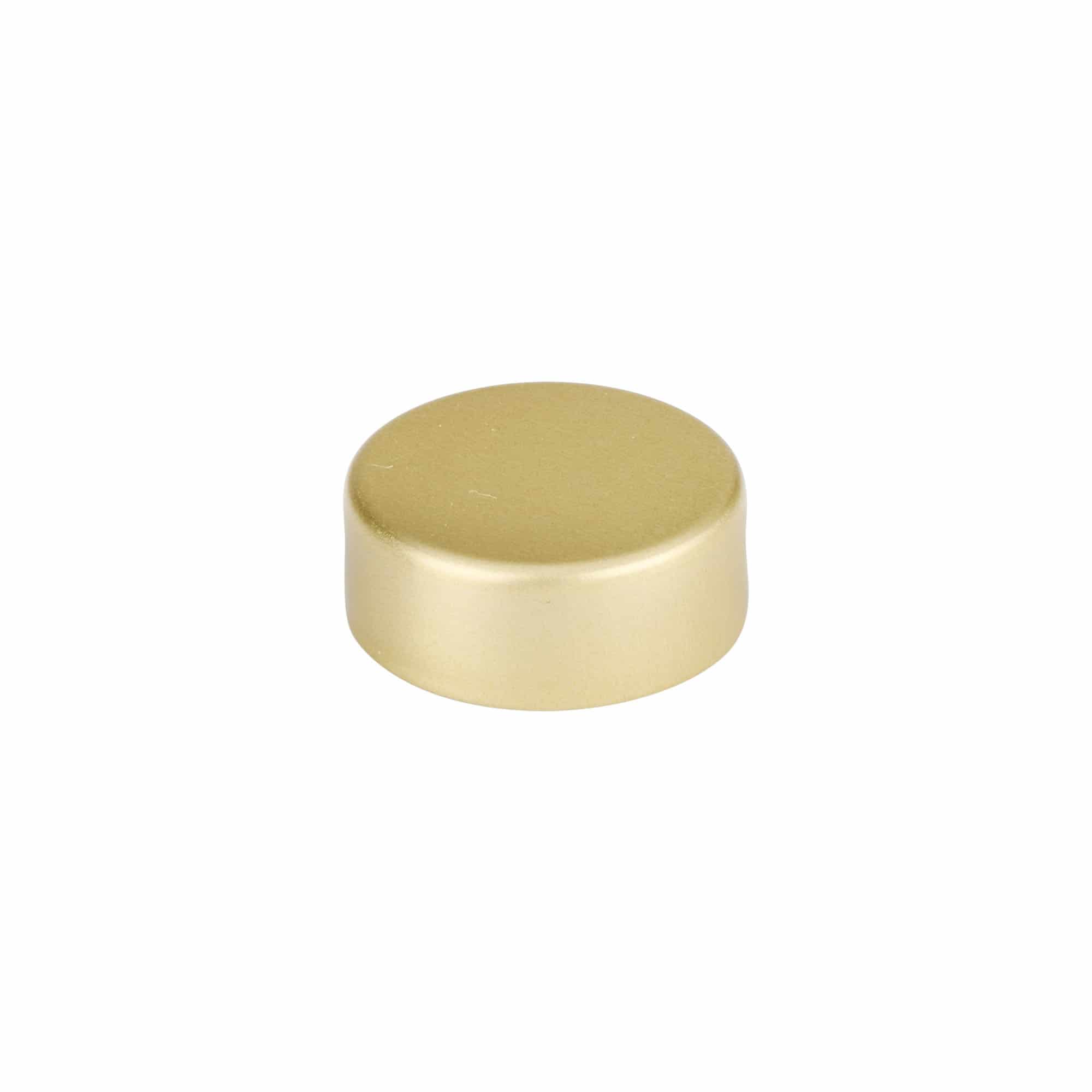 Tappo a vite, metallo, oro, per bocca: GPI 28/400 Tappo a vite, metallo, oro, per bocca: GPI 28/400
