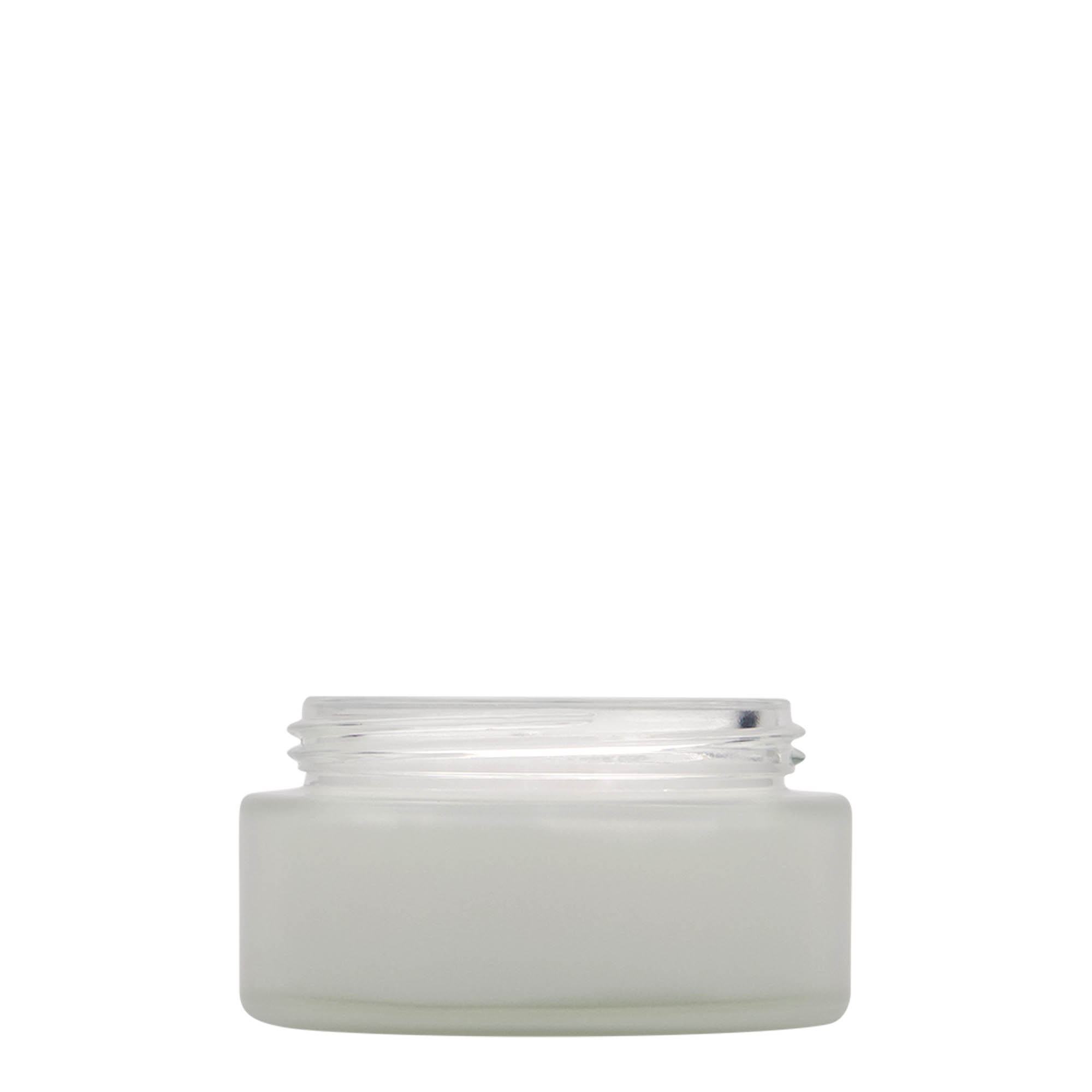 100 ml barattolo 'Platin Edition', vetro, satinato, bocca: chiusura a vite