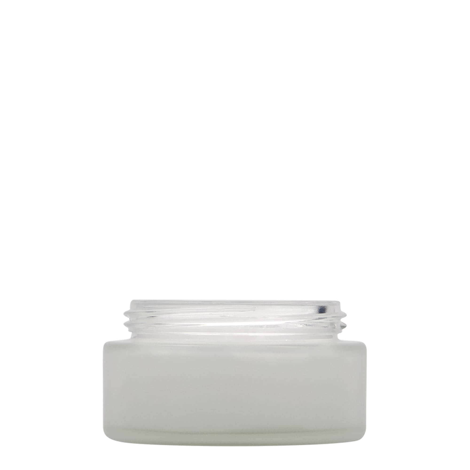 100 ml barattolo 'Platin Edition', vetro, satinato, bocca: chiusura a vite